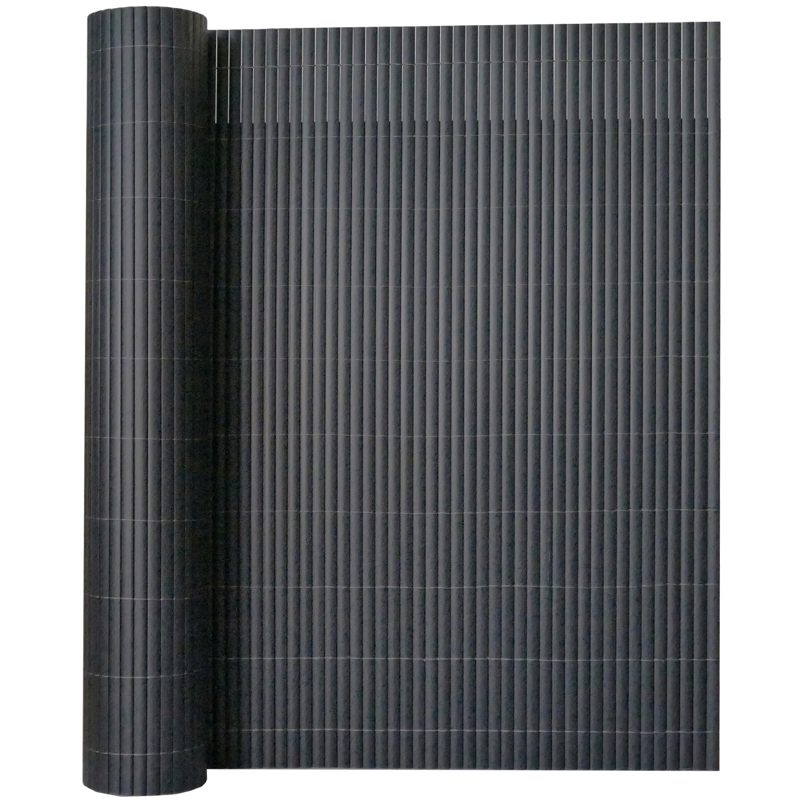 Mata PVC na ogrodzenie 200 x 500 cm szara