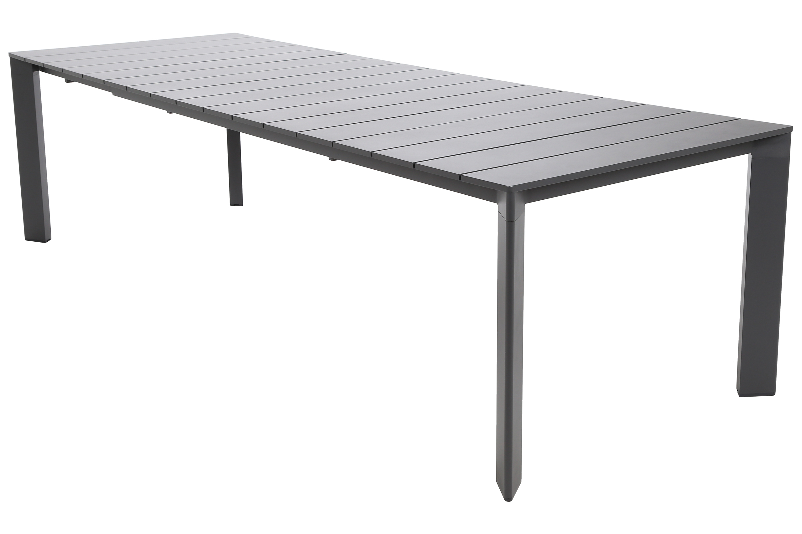 Stół ogrodowy aluminiowy rozkładany Marsala 215+65 cm Grey