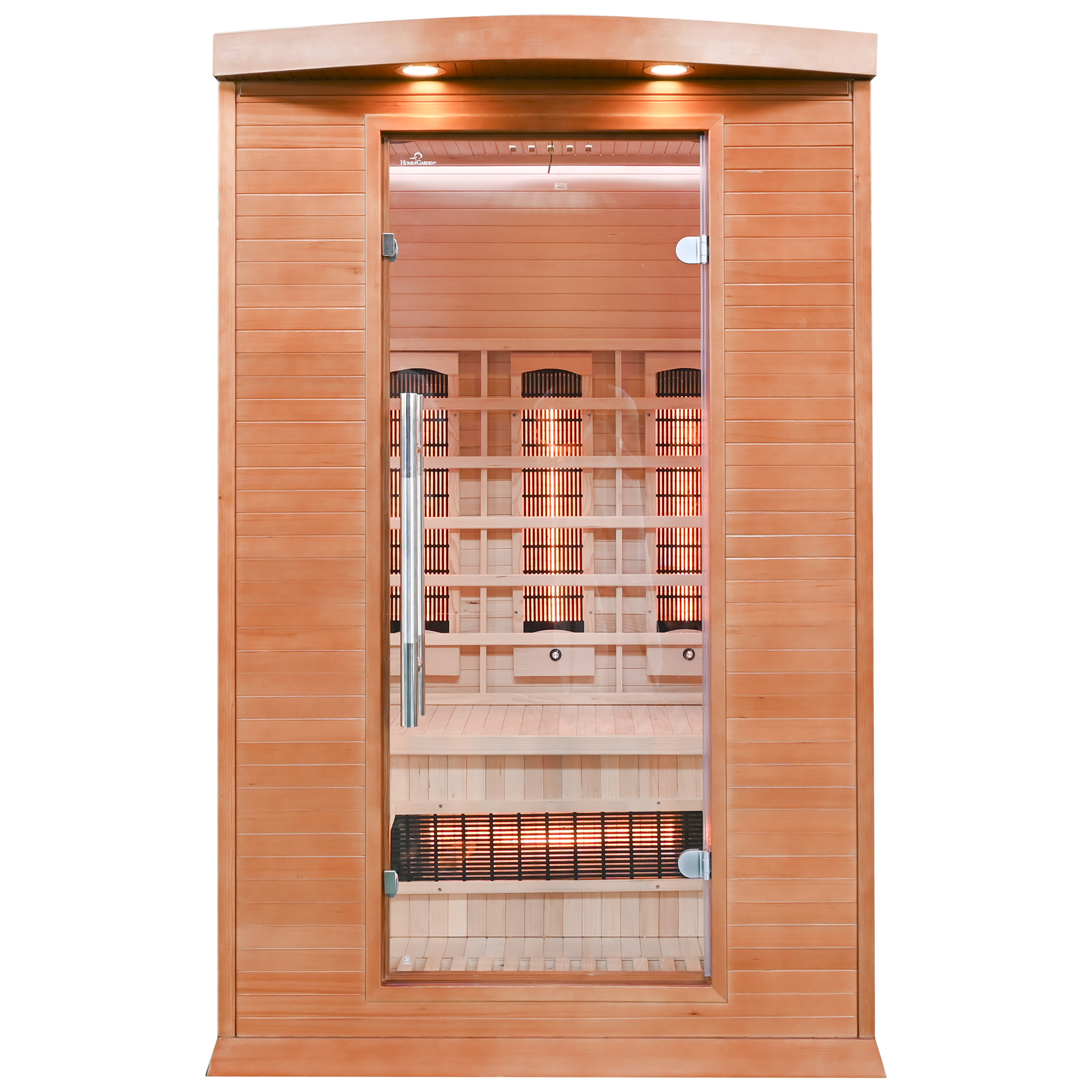 Sauna infrared Nordum Classic 2-osobowa WiFi brązowa