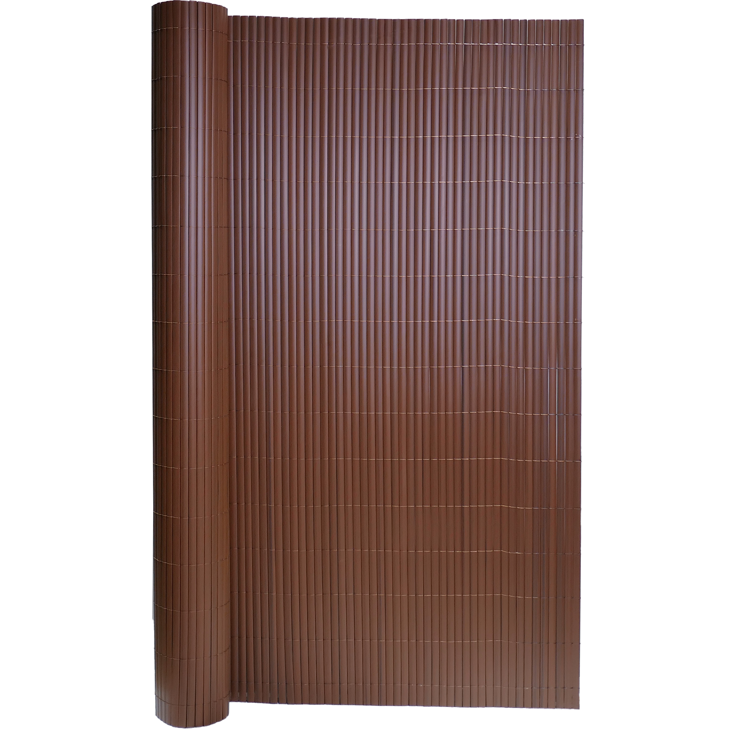 Mata PVC na ogrodzenie 150 x 500 cm jasnobrązowa