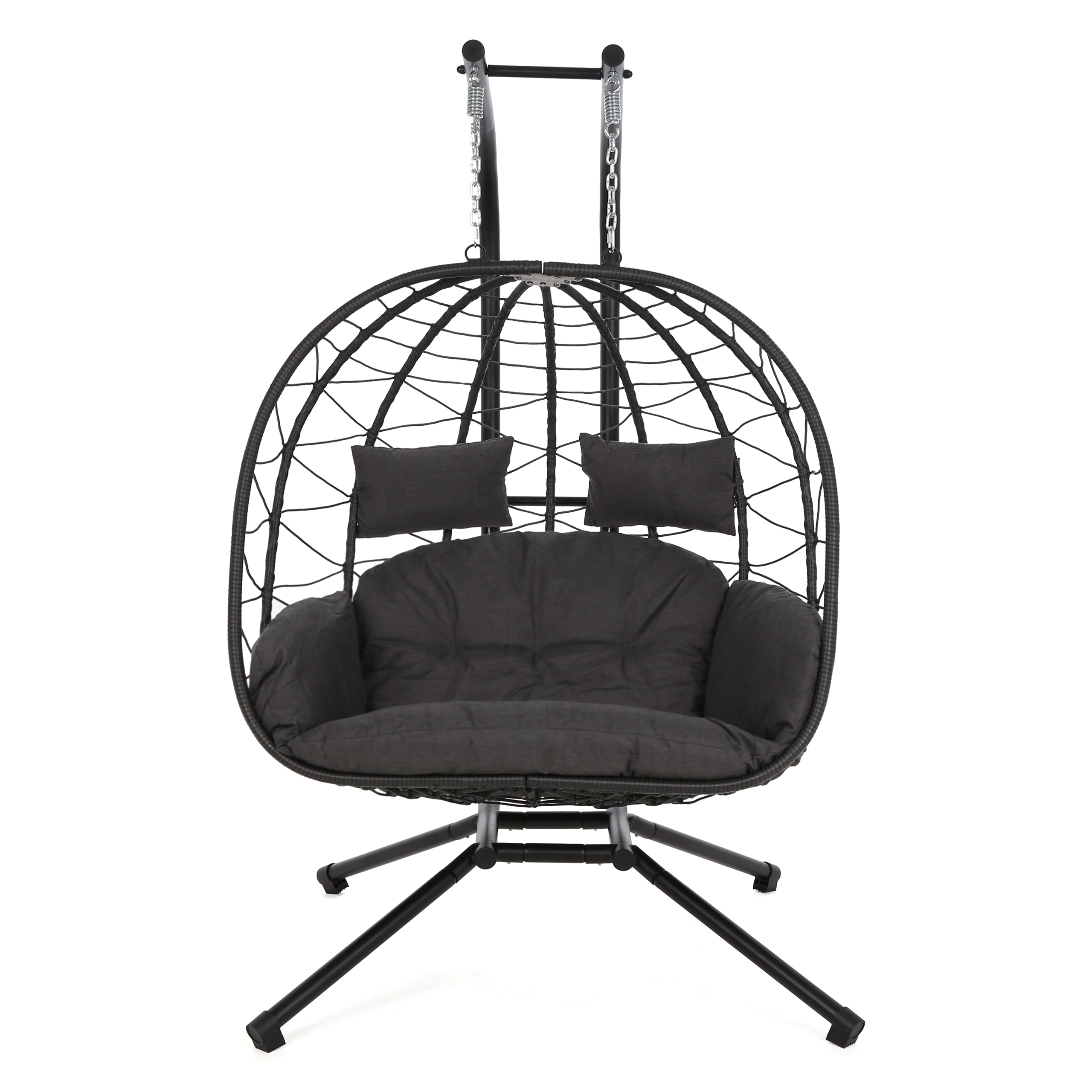 Fotel wiszący 2-osobowy Lugo Grey / Grey Melange