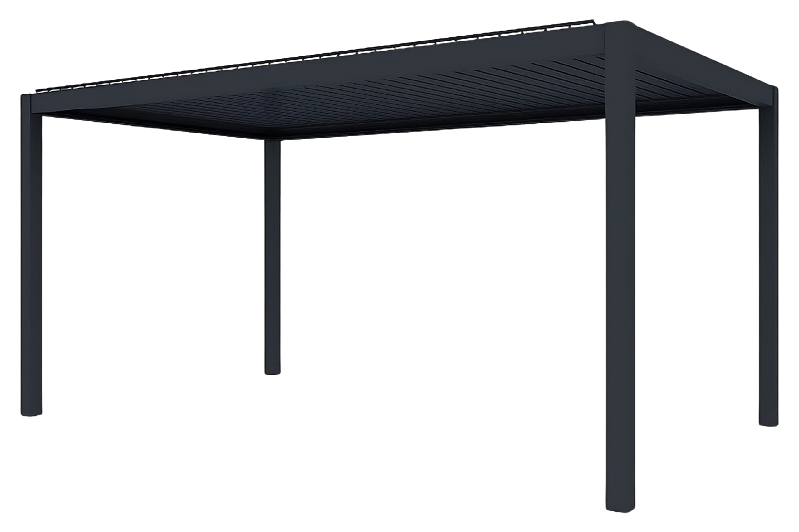 Pergola ogrodowa elektryczna Schatler Nova Lux Alu 4x4 m z oświetleniem LED