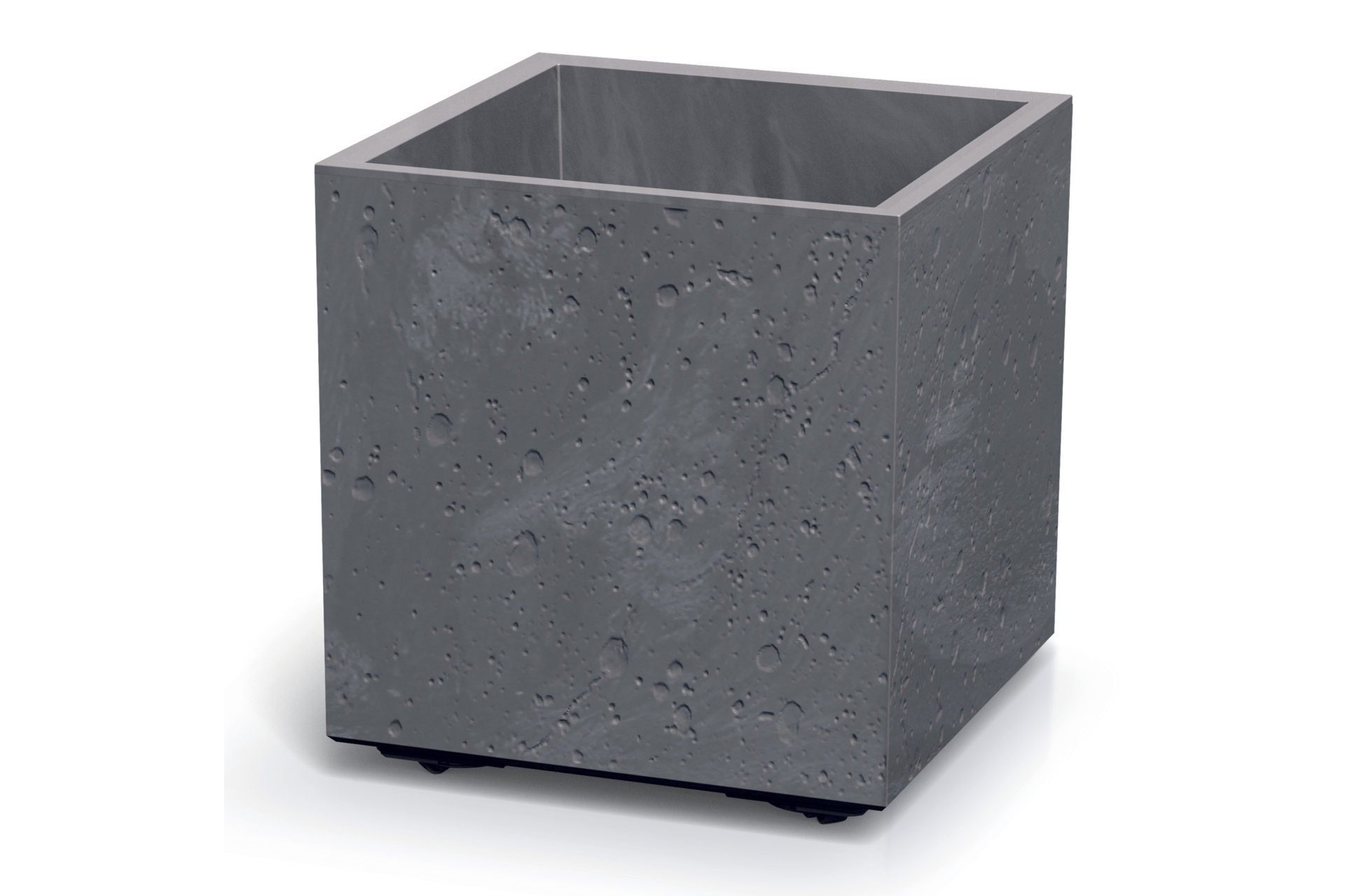 Donica ogrodowa Prosperplast Sierra Square Beton Effect Marengo 31 l