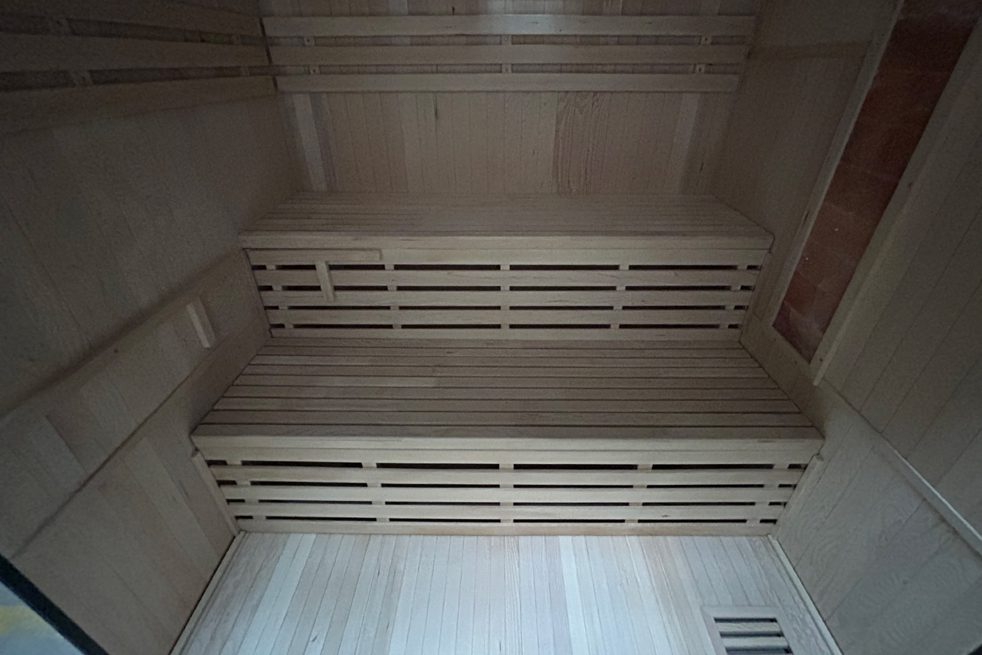 Sauna fińska Nordum Solea 4-osobowa brązowa II. gatunek