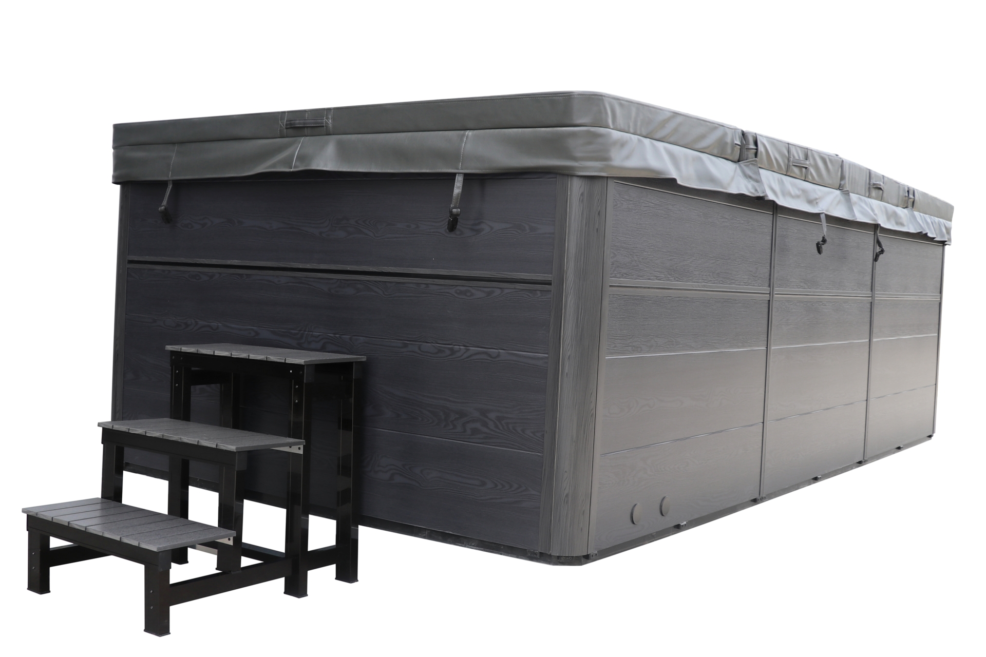 Basen ogrodowy z przeciwprądem i hydromasażem Hanscraft Odin 450 x 228 cm