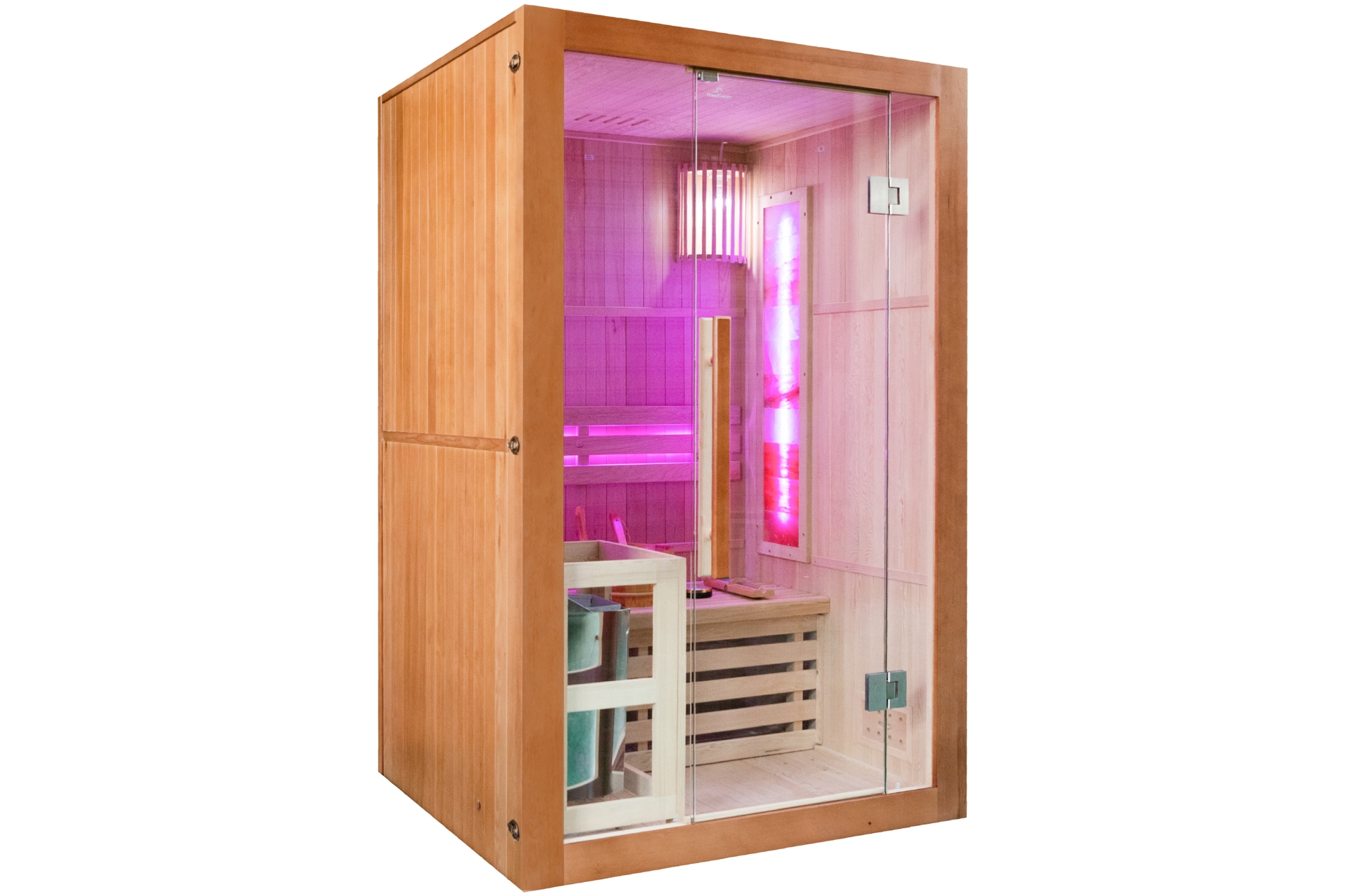 Sauna fińska Nordum Solea 2-osobowa brązowa