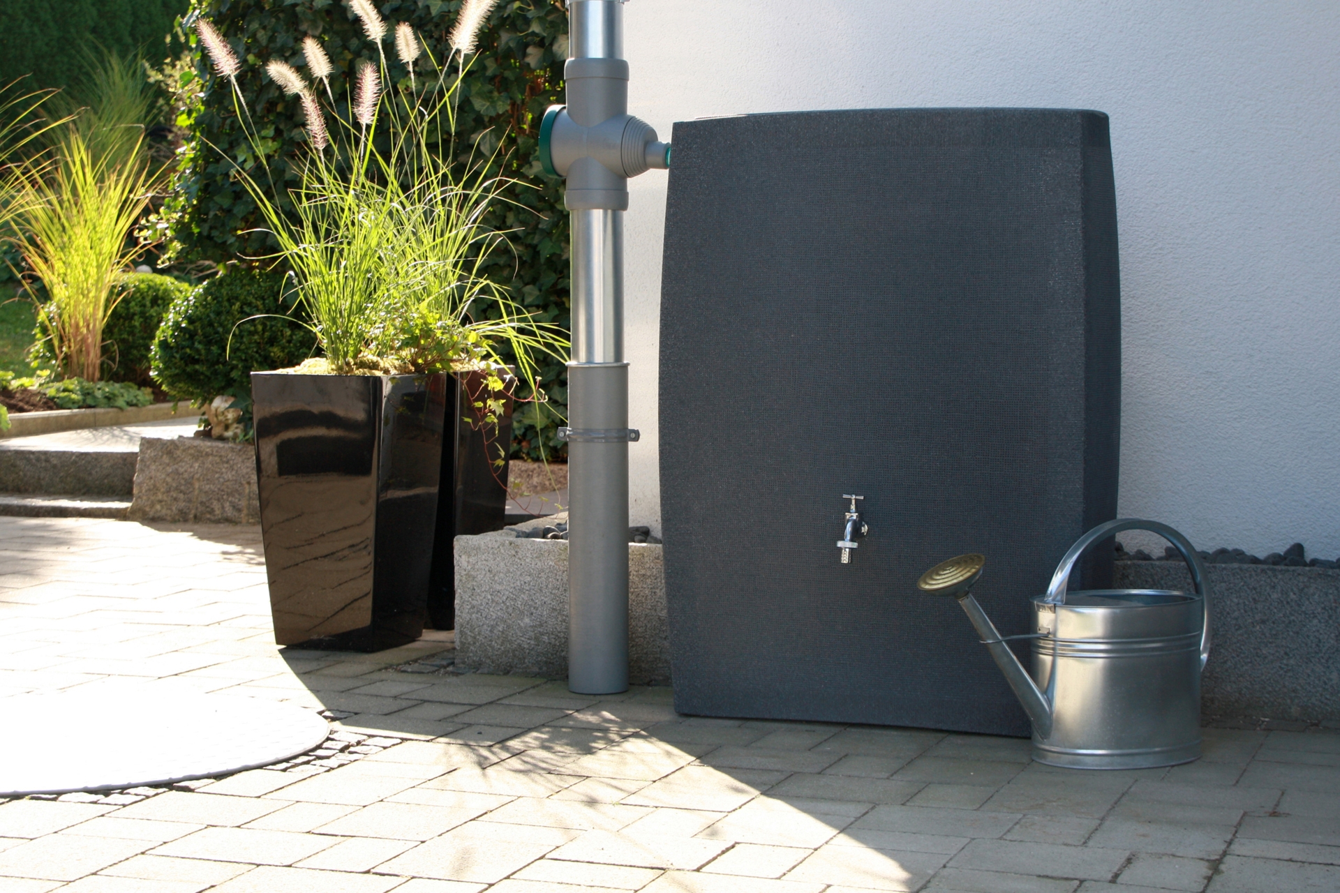 Zbiornik na deszczówkę MPI Noblesse 275 l czarny granit