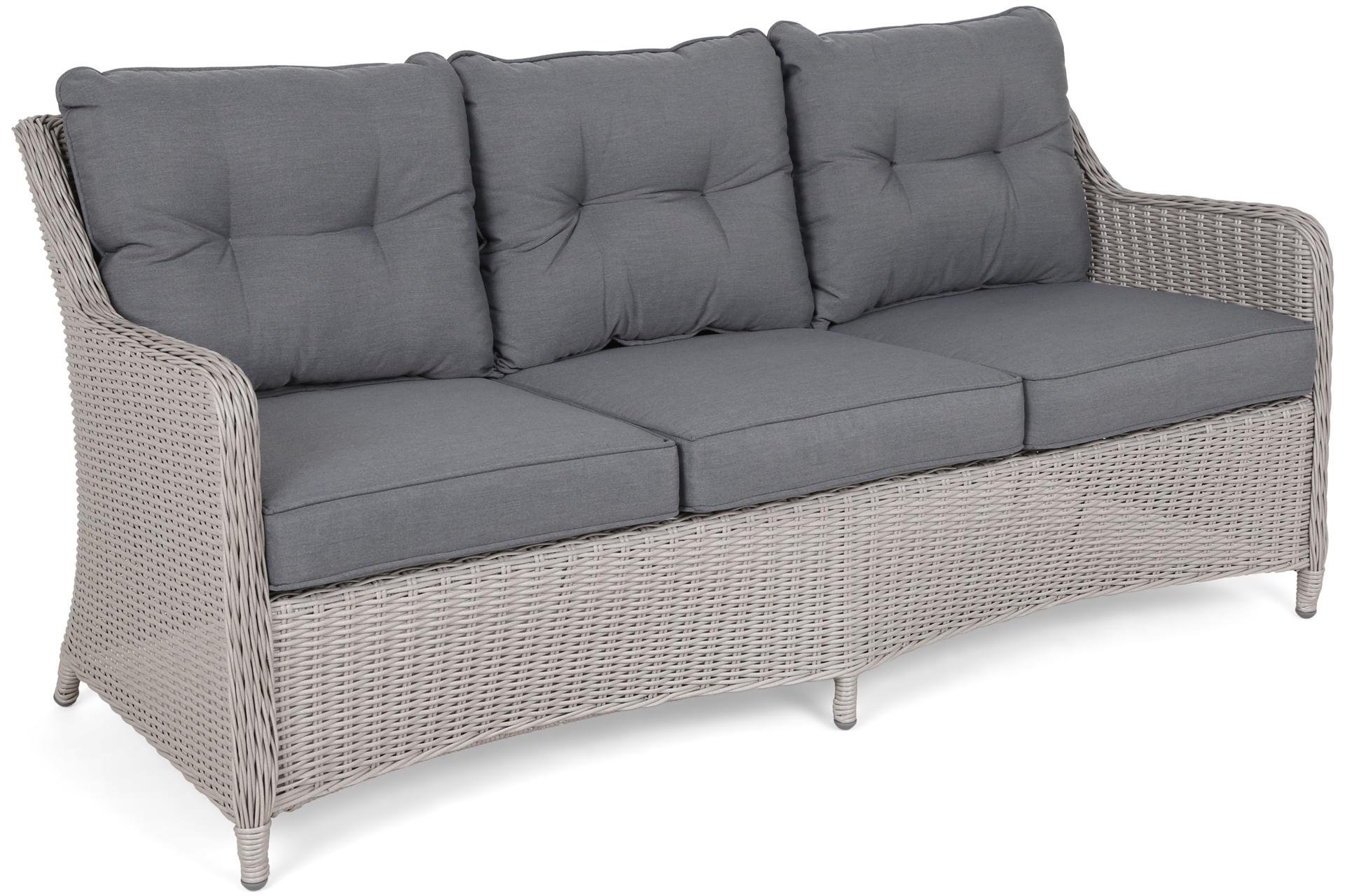 Meble ogrodowe technorattanowe California White / Grey