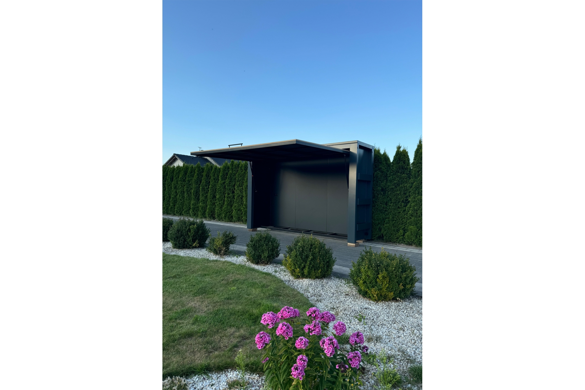 Kuchnia ogrodowa zamykana Island Dibond