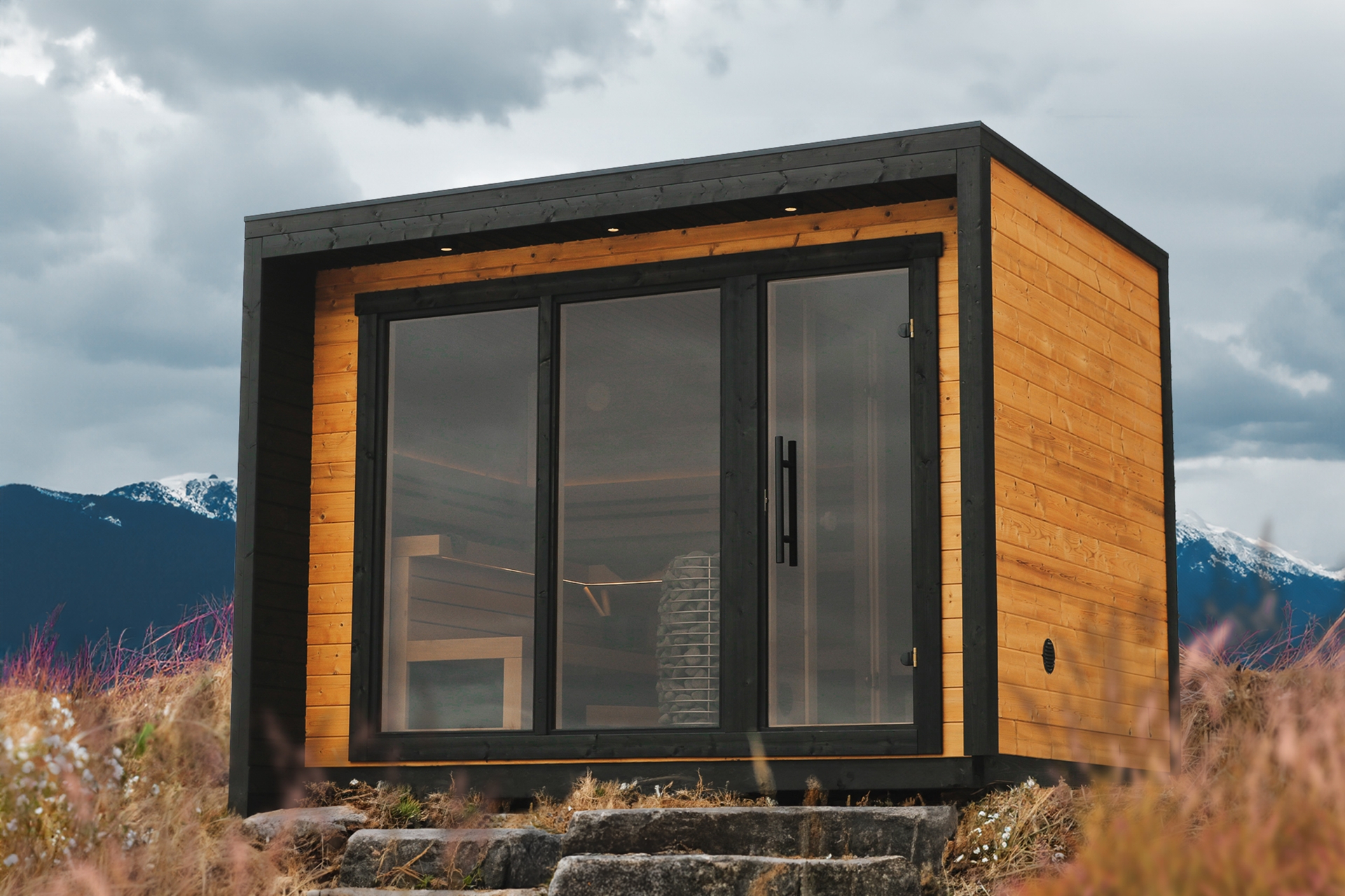 Sauna fińska zewnętrzna Leil® Saunas Patio M 5-osobowa