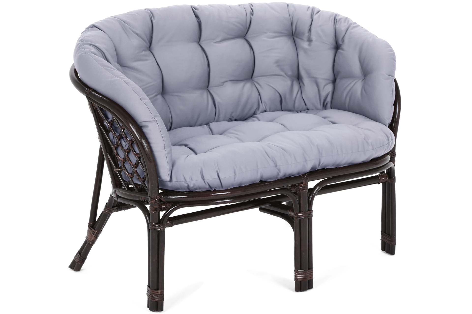 Meble ogrodowe rattanowe Bahama Brown / Grey 3+1