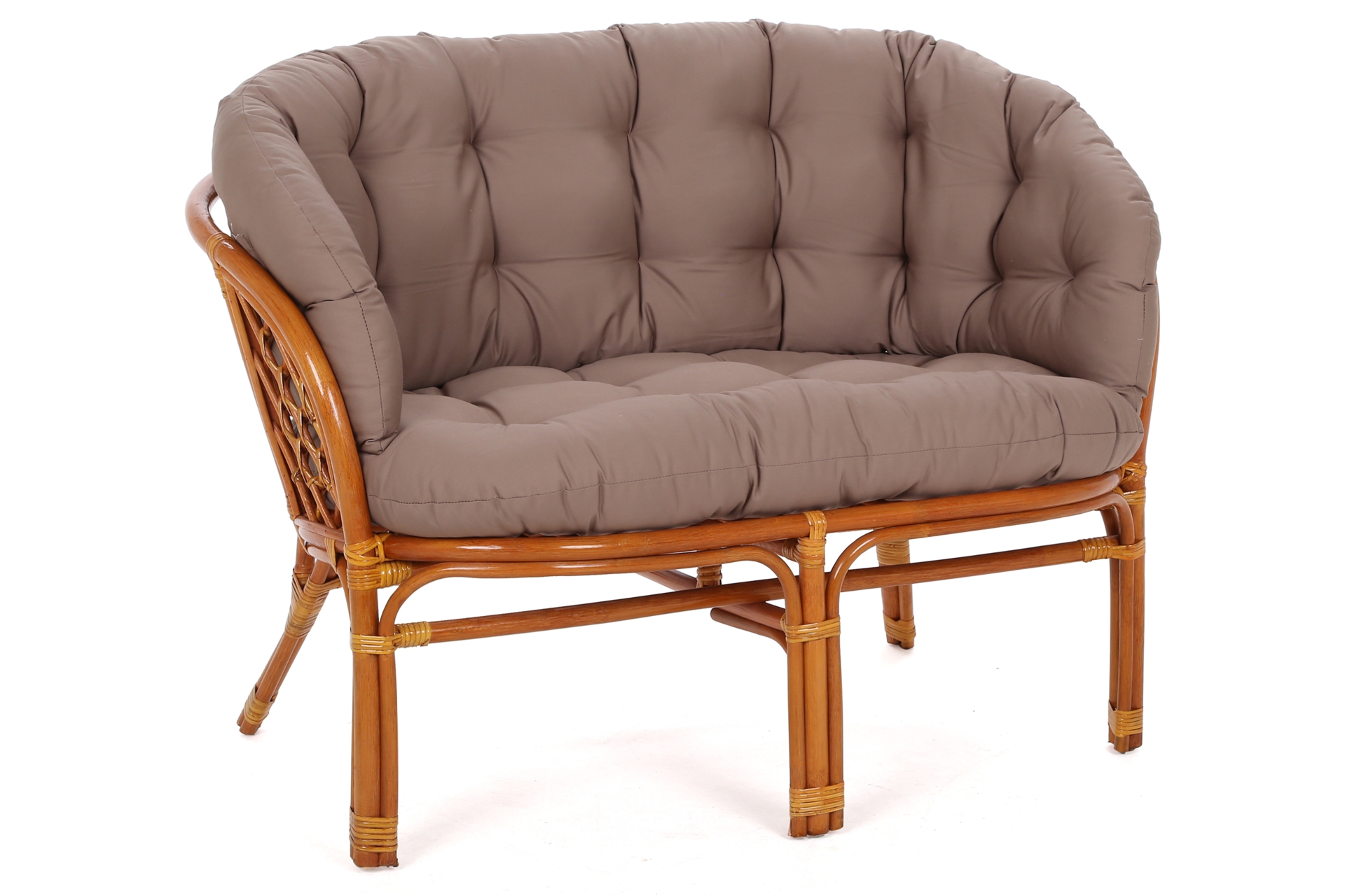 Meble ogrodowe rattanowe Bahama Orange / Cappuccino 3+1