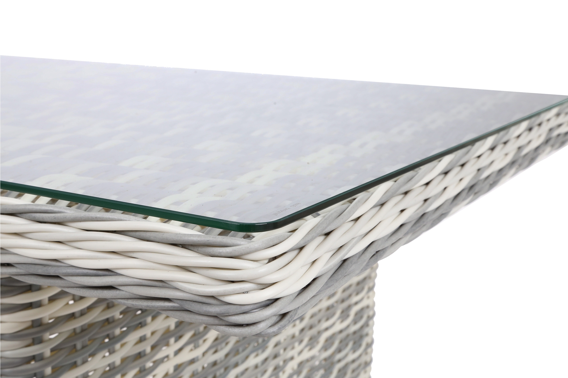 Narożnik technorattanowy lewy Alicante Light Grey / Grey Melange