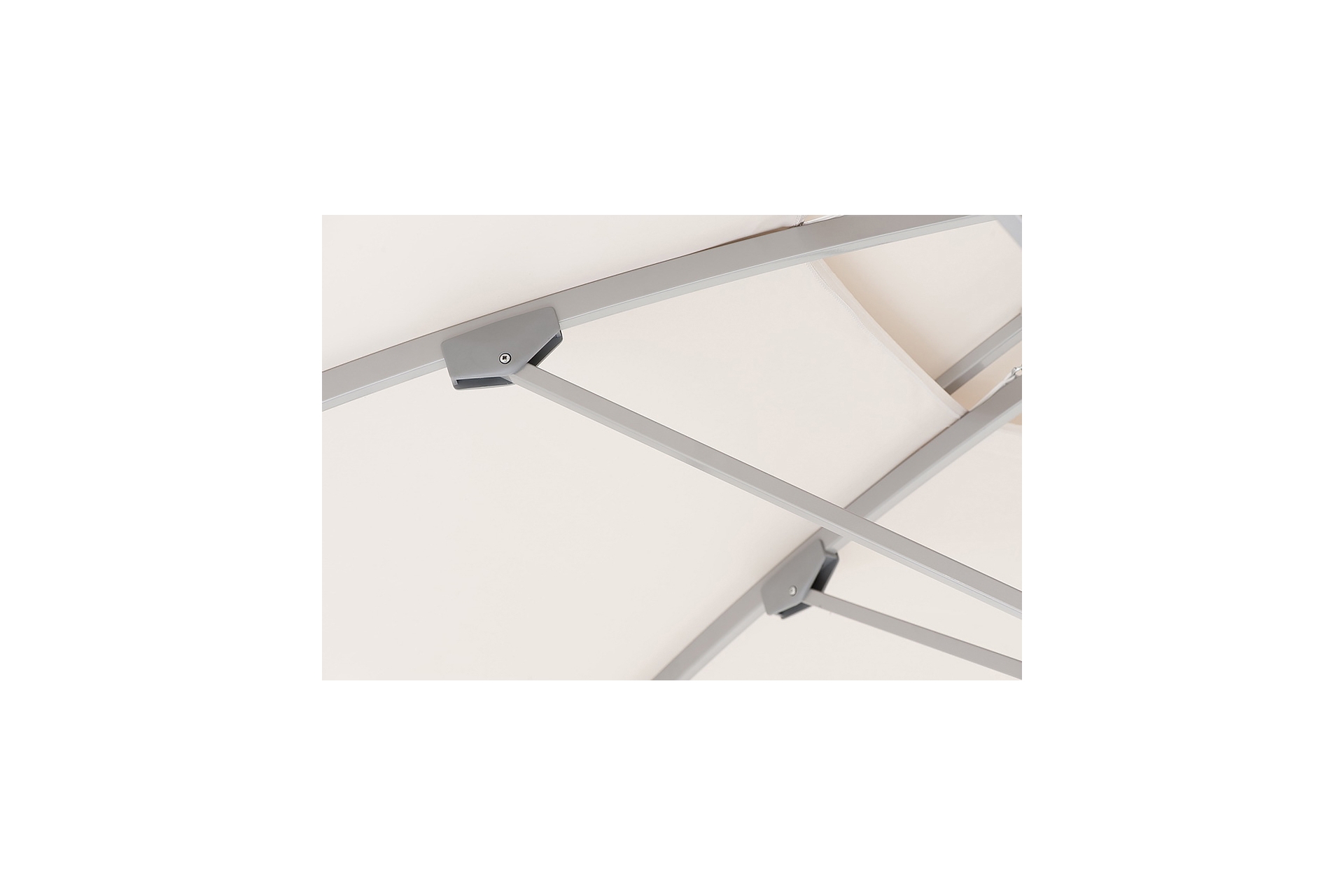 Parasol ogrodowy Litex Garden Ibiza 420 cm szary