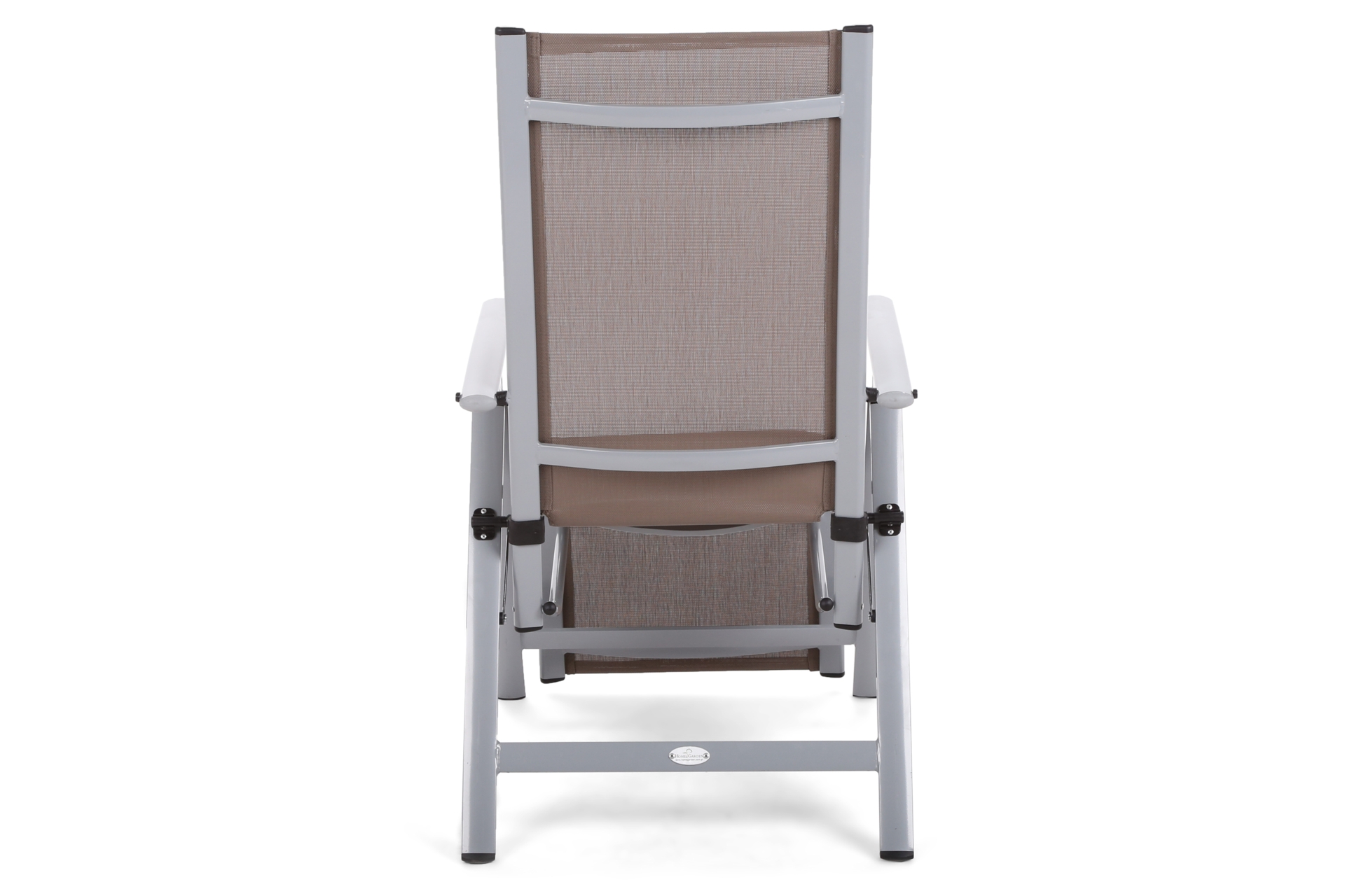 Krzesło ogrodowe aluminiowe Ibiza Relax Silver / Taupe