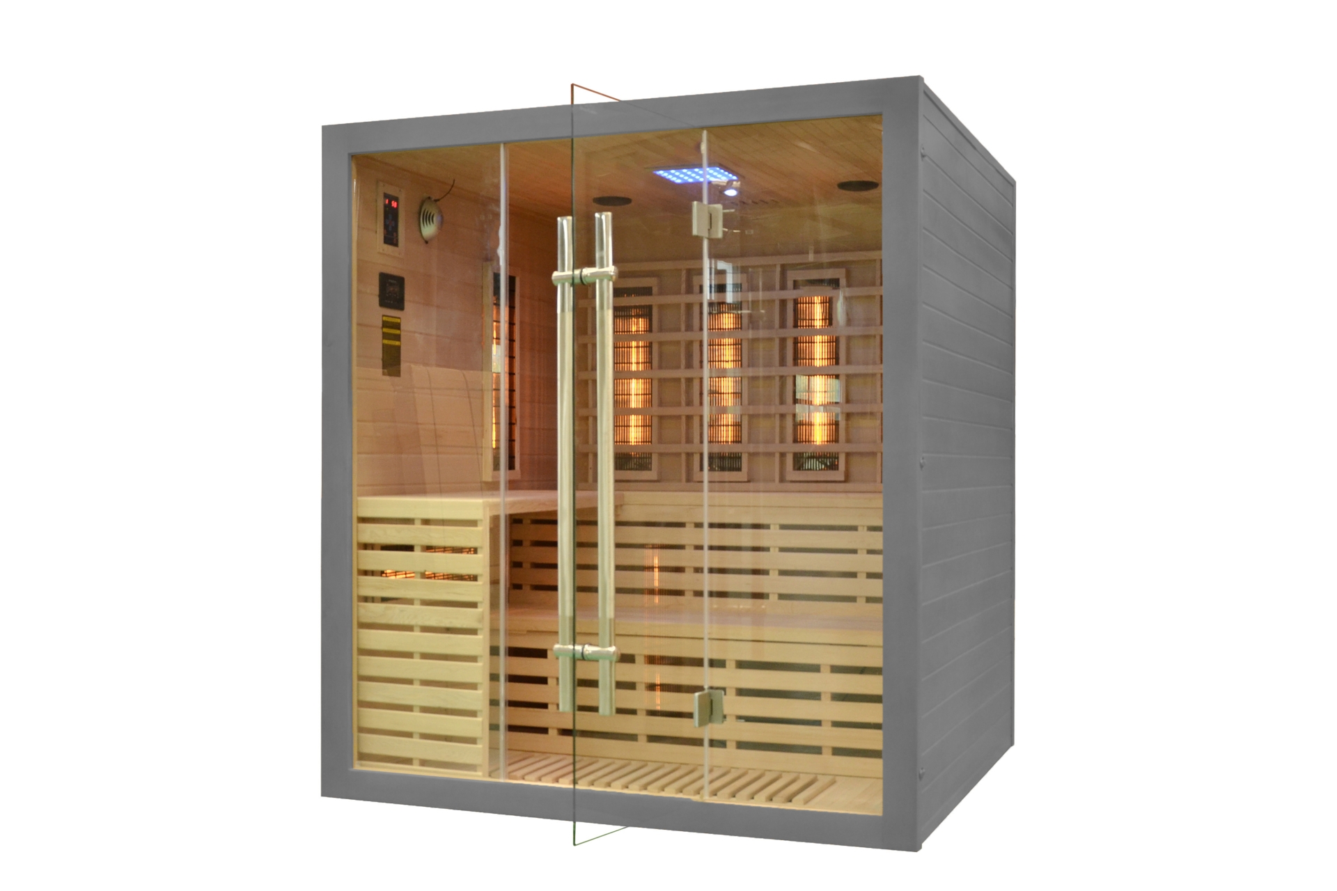 Sauna infrared EA4R Grey z koloroterapią
