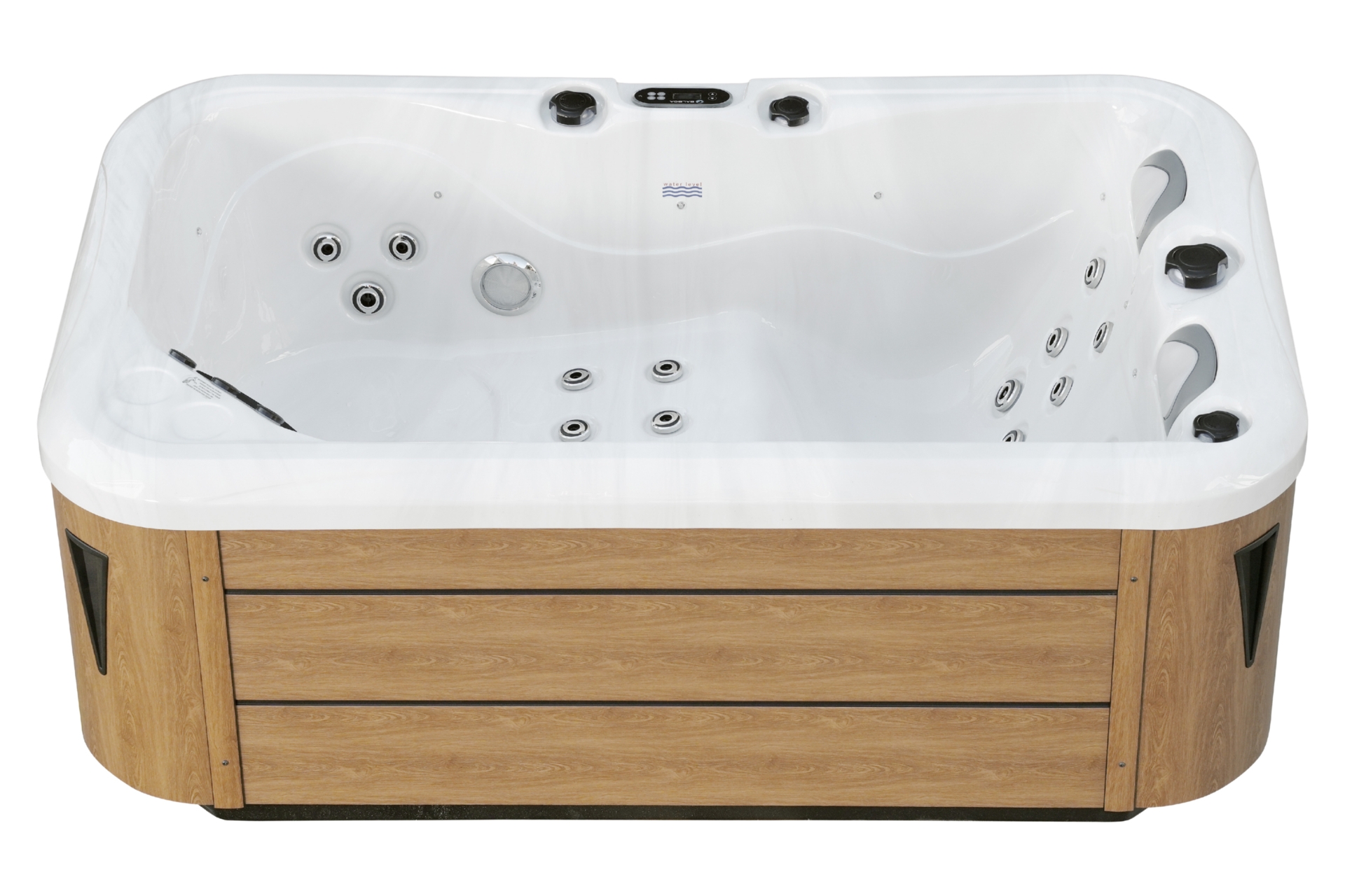 Wanna ogrodowa z hydromasażem Aquess Zenya 1201 3-osobowa Brown