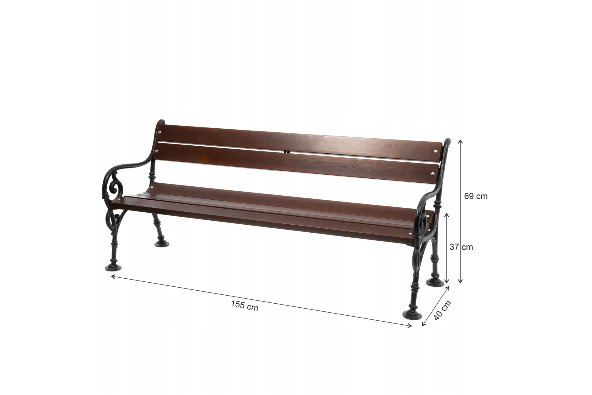 Ławka żeliwna Baster Jupiter