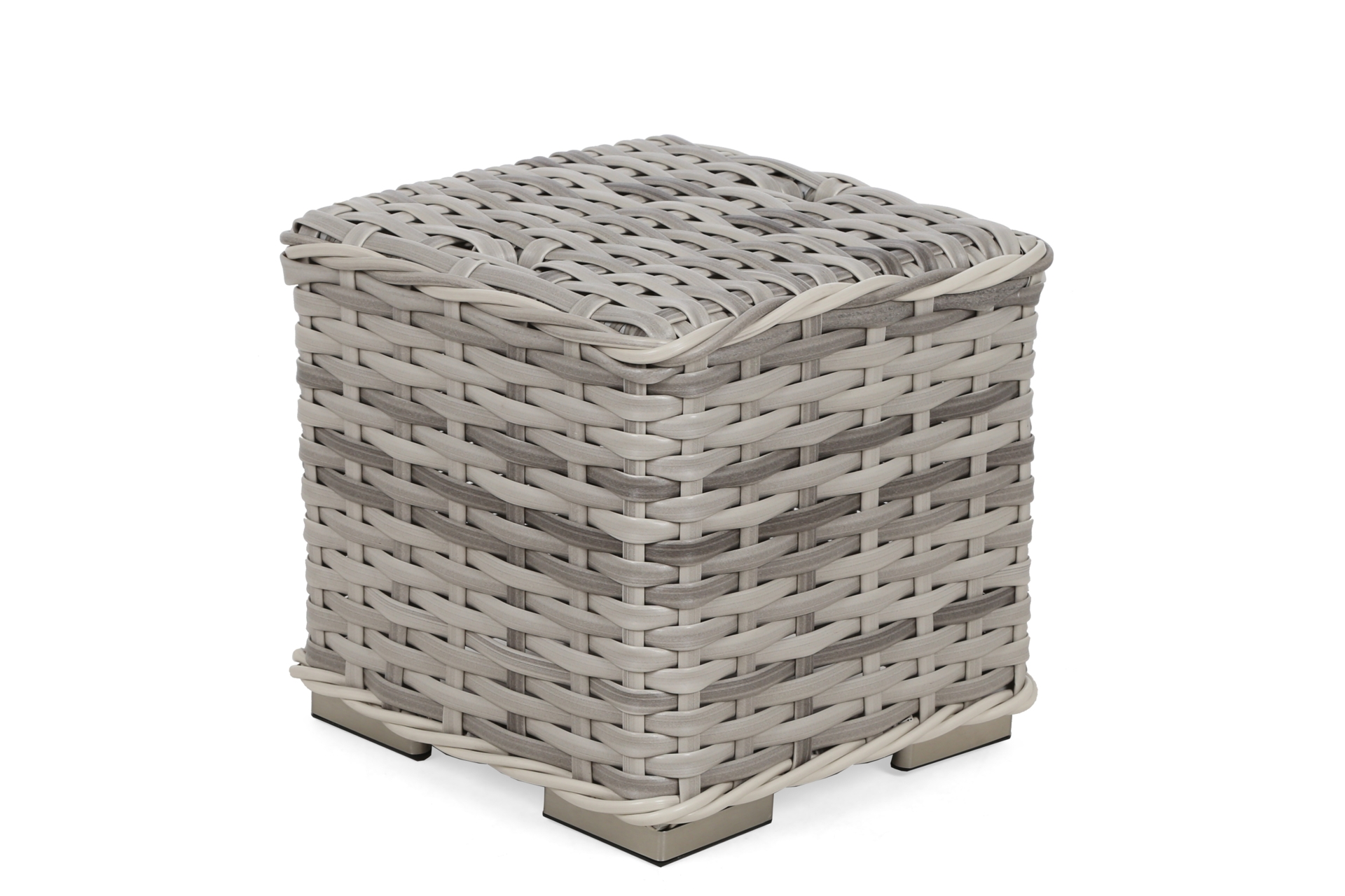 Narożny zestaw mebli ogrodowych Foggia Basic Light Grey / Grey