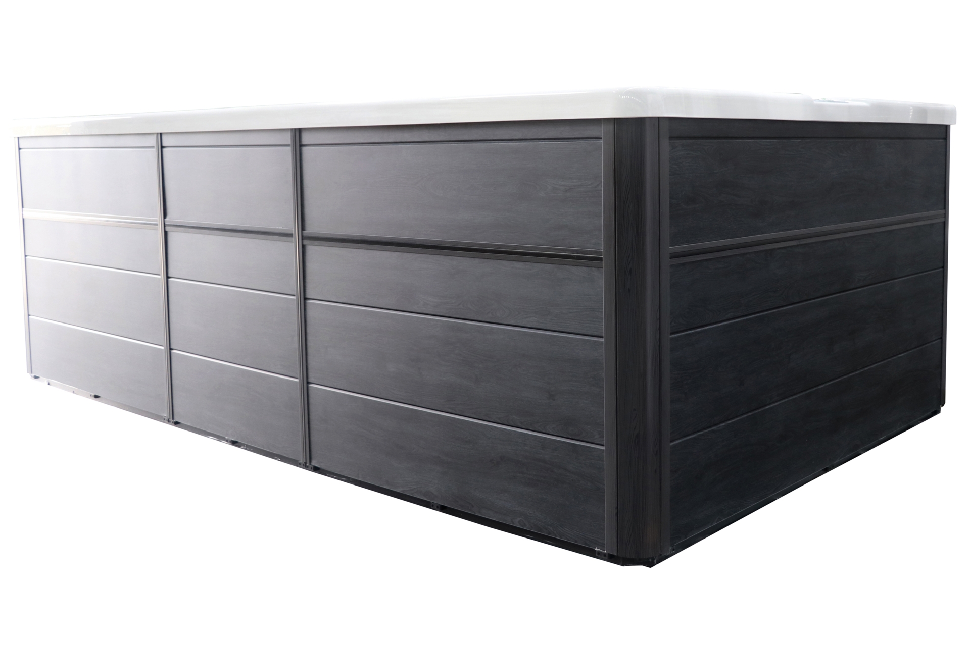 Basen ogrodowy z przeciwprądem i hydromasażem Hanscraft Thor 400 x 228 cm
