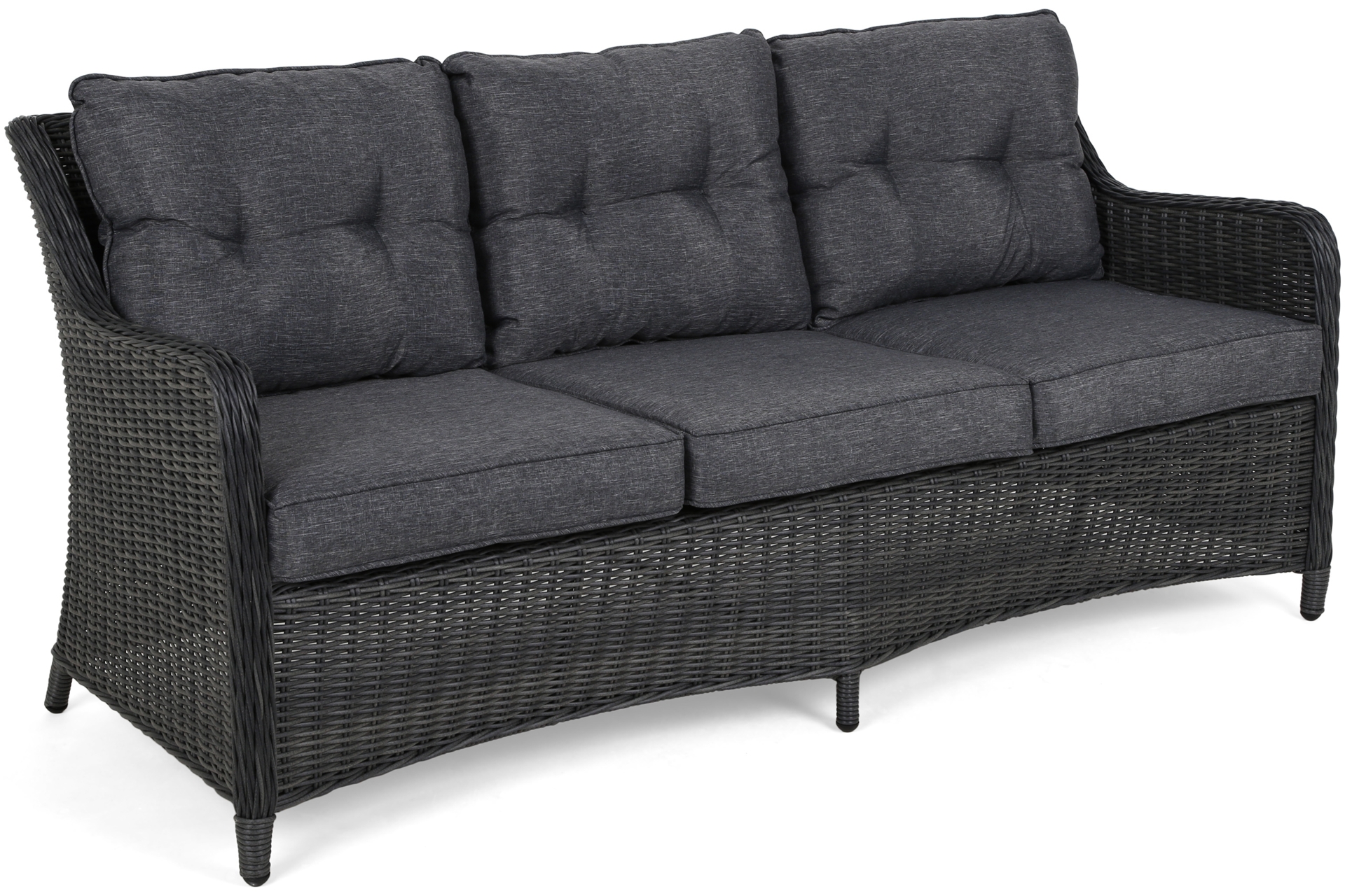 Meble ogrodowe technorattanowe California Grey / Grey Melange