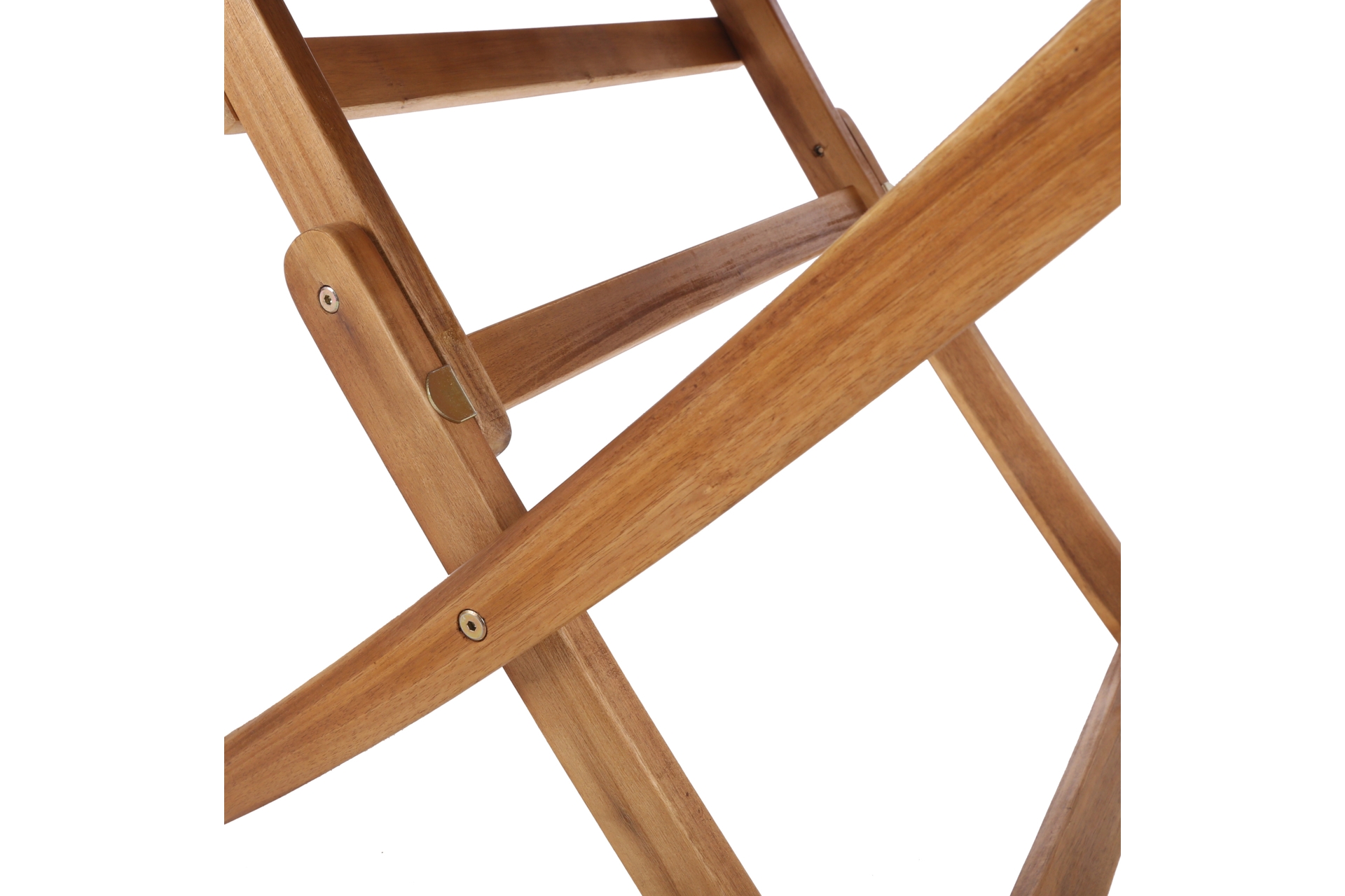 Meble ogrodowe drewniane Akacja Round Cross 4+1