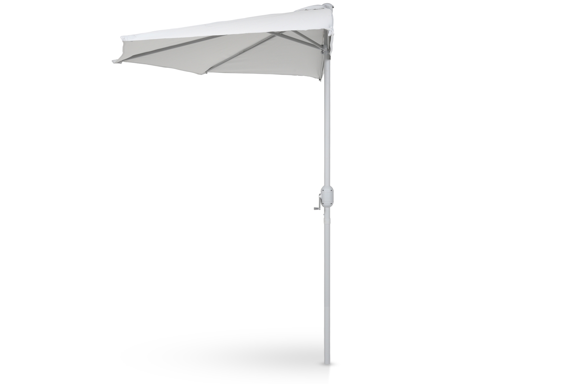 Parasol na balkon połówkowy Bima 140 cm Grey / Grey