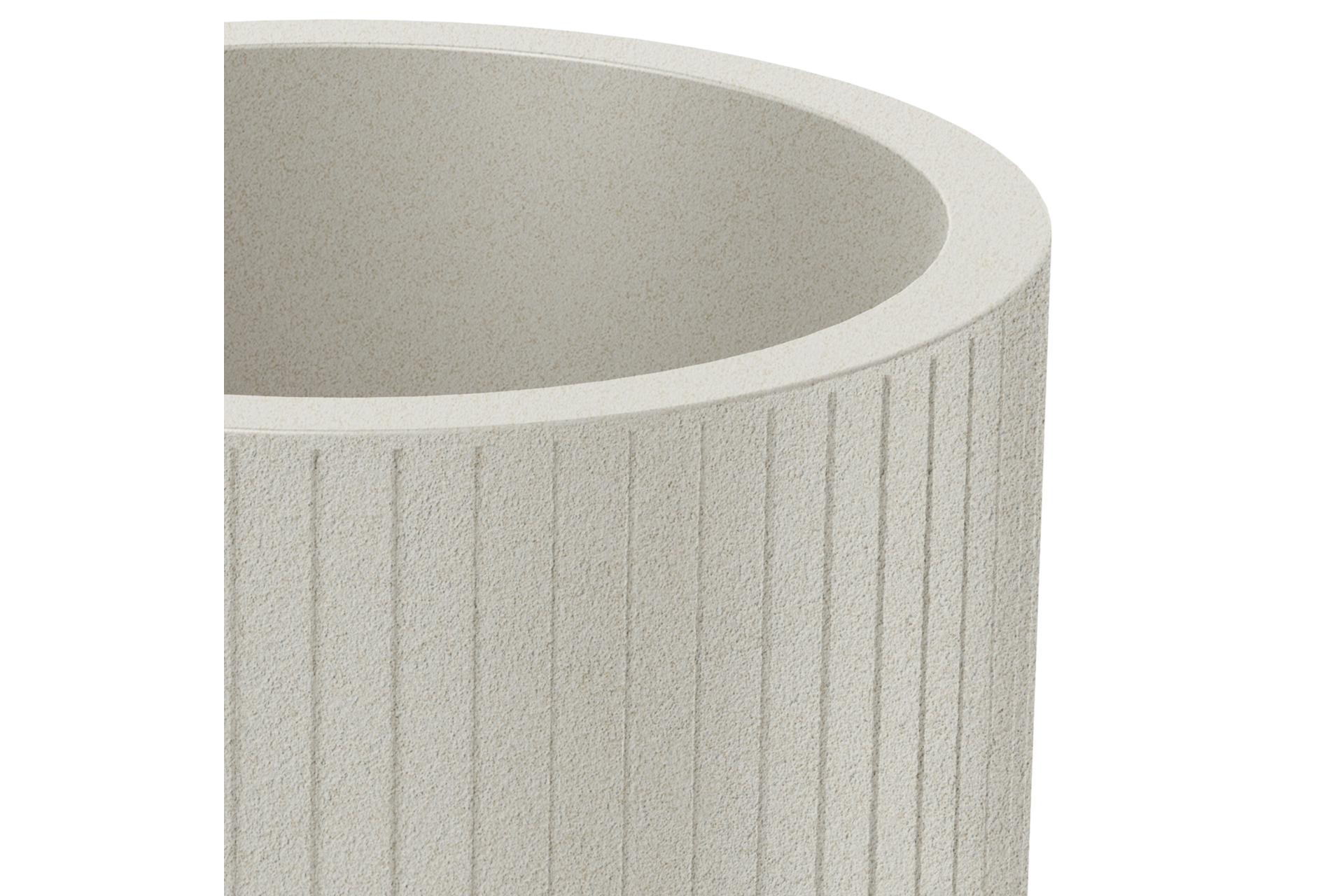 Donica ogrodowa Prosperplast Coro Round High Sand 22 l
