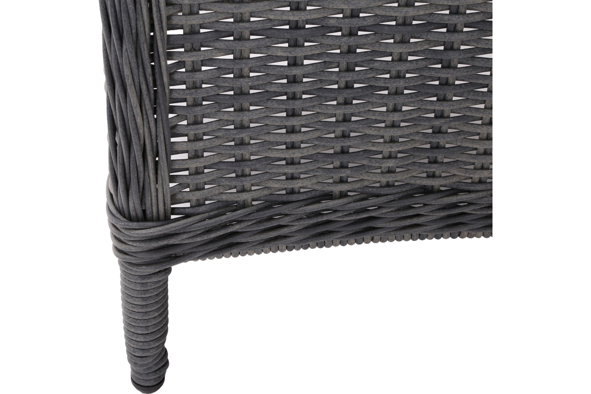 Meble ogrodowe technorattanowe Bristol 180 cm Grey / Grey Melange 6+1