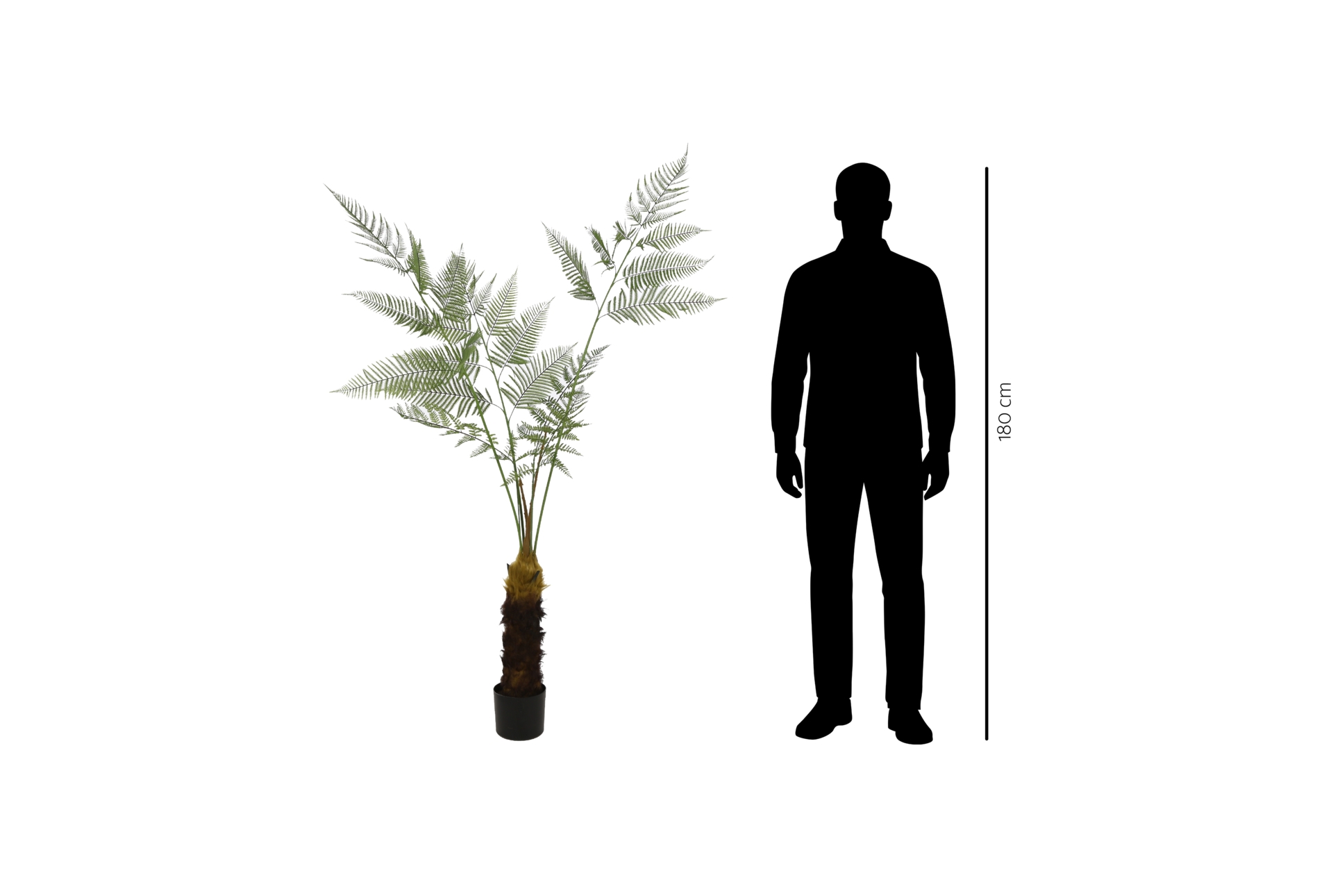 Sztuczna paproć 180 cm