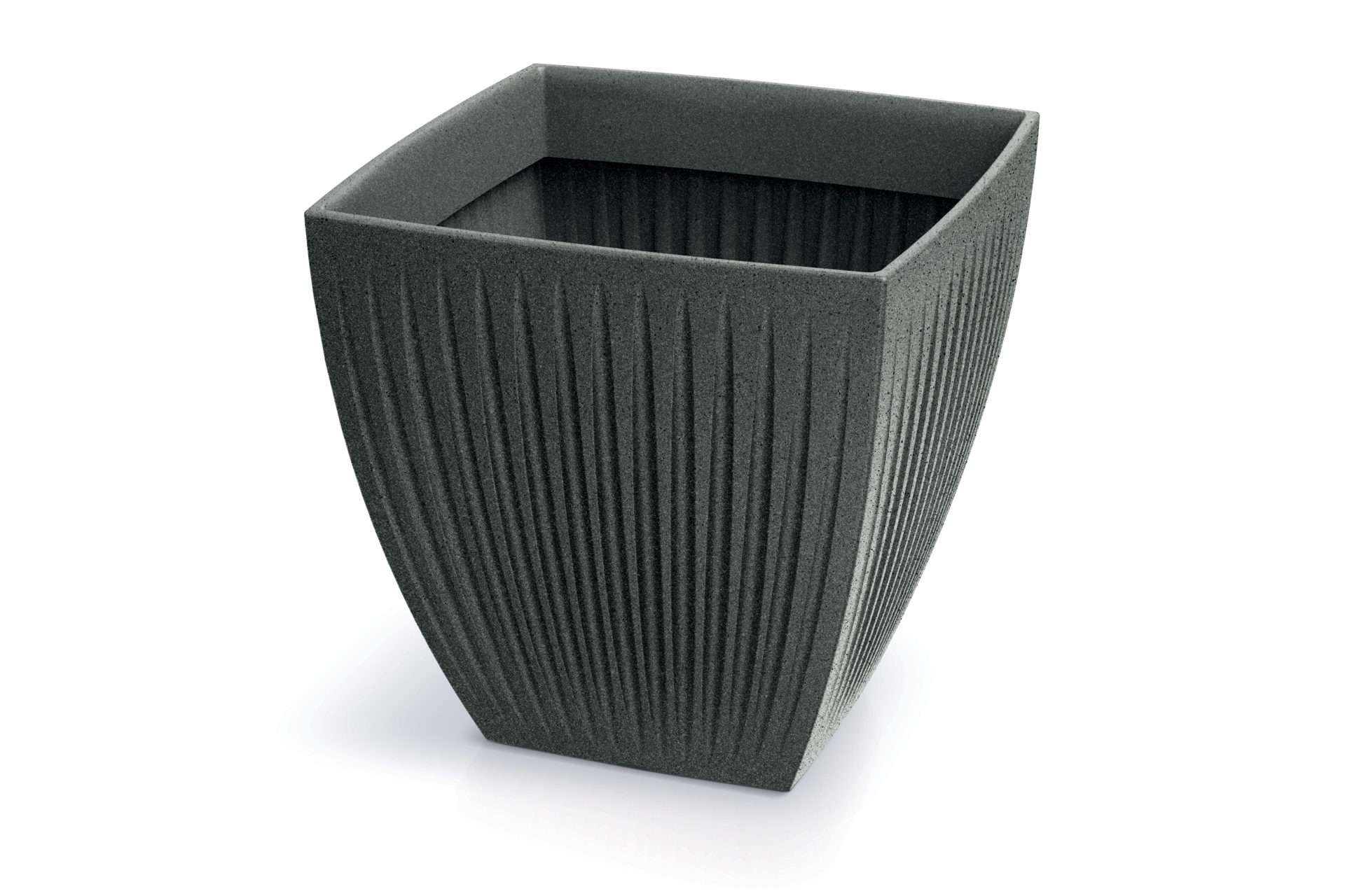 Donica ogrodowa Prosperplast Latia Square Midl Granite Graphite 69 l