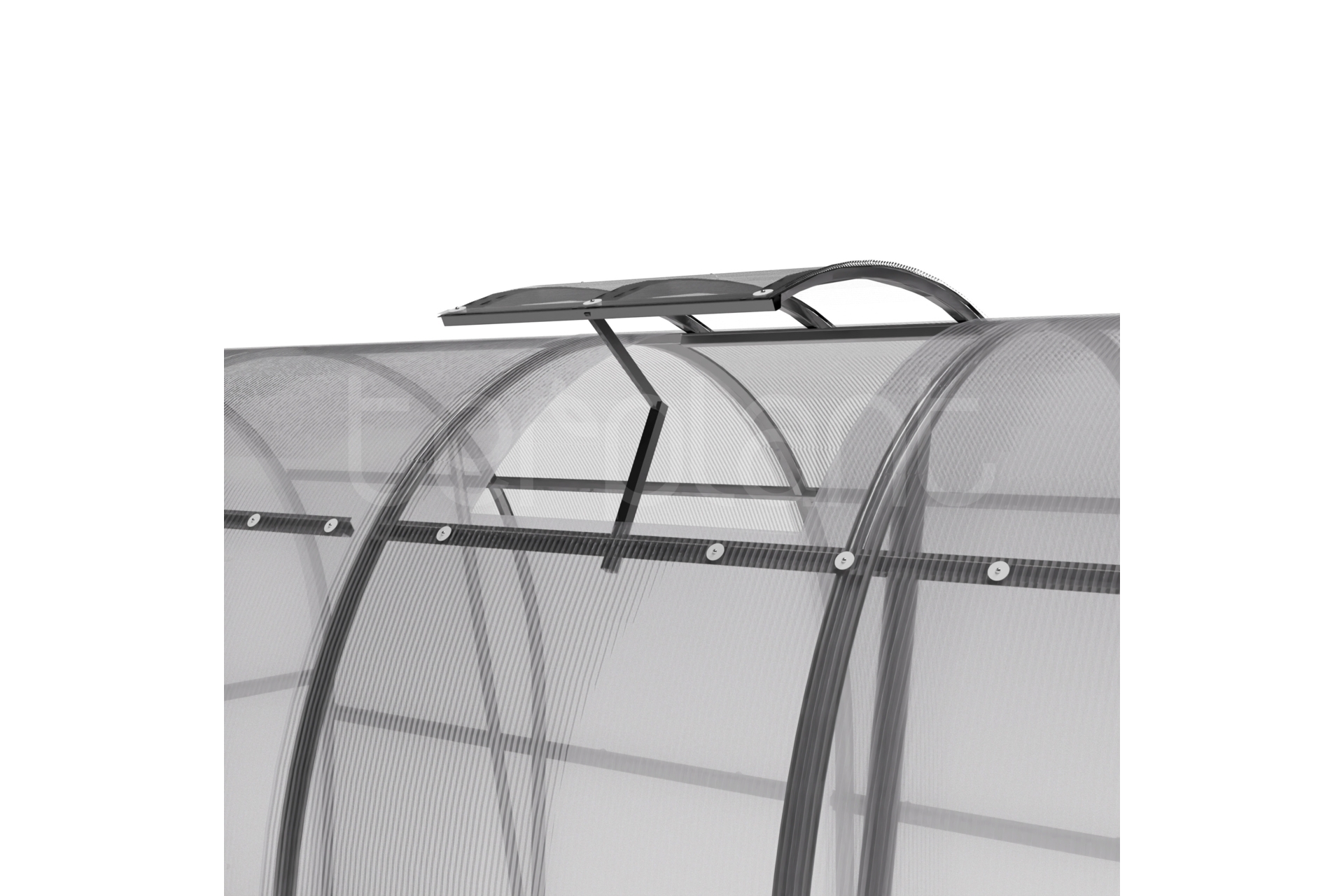 Szklarnia ogrodowa z poliwęglanu Terplant Comfort 2x6 m