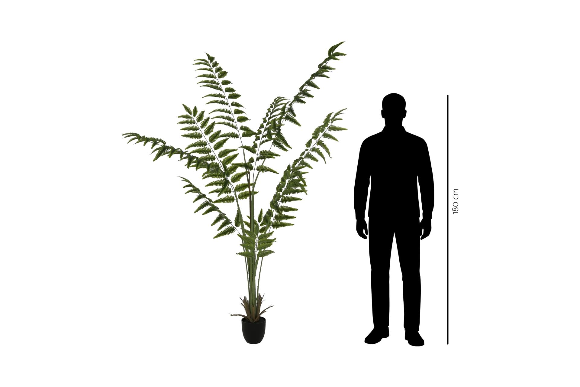 Sztuczna paproć 210 cm