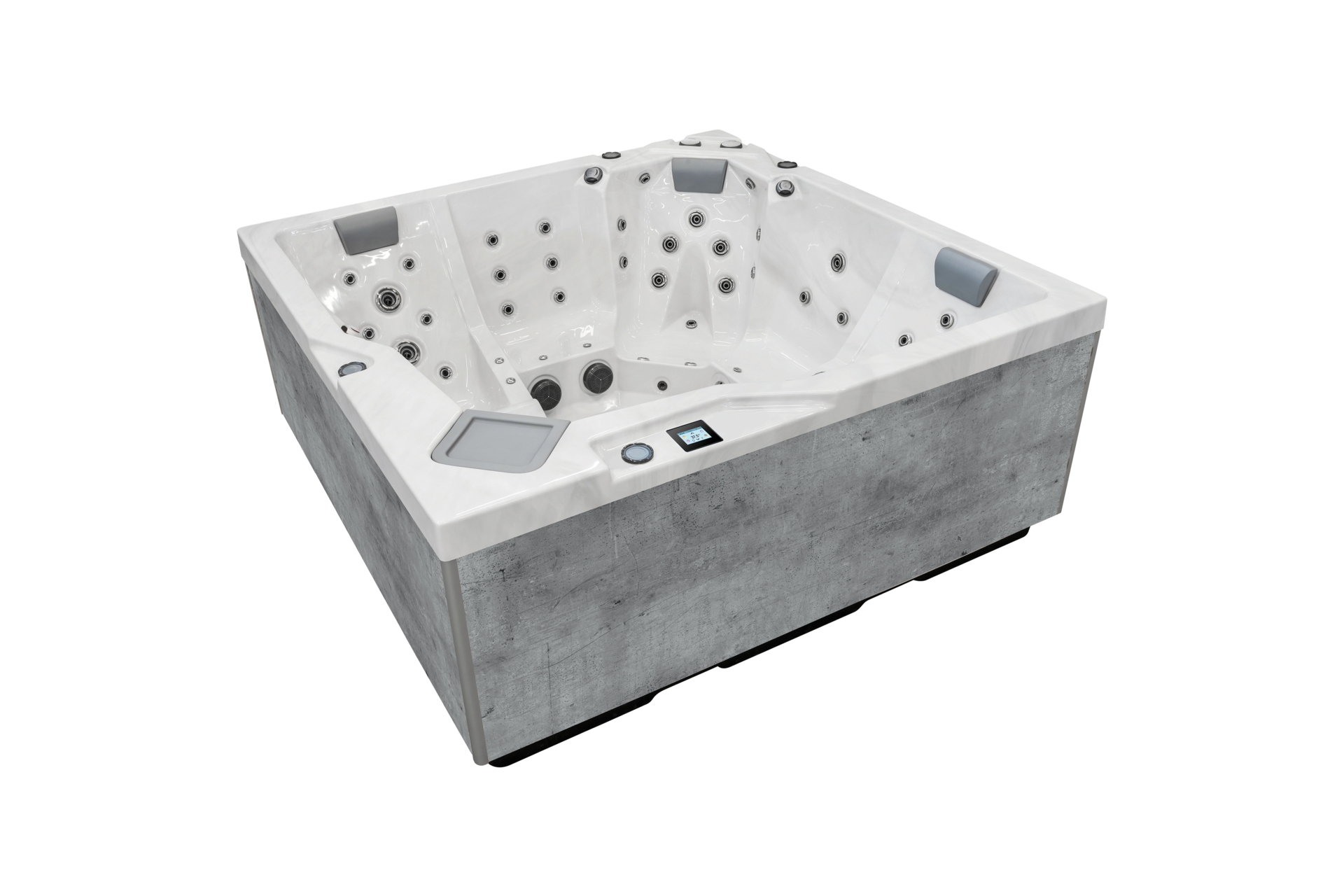 Wanna ogrodowa z hydromasażem Hanscraft Almandine Oka5