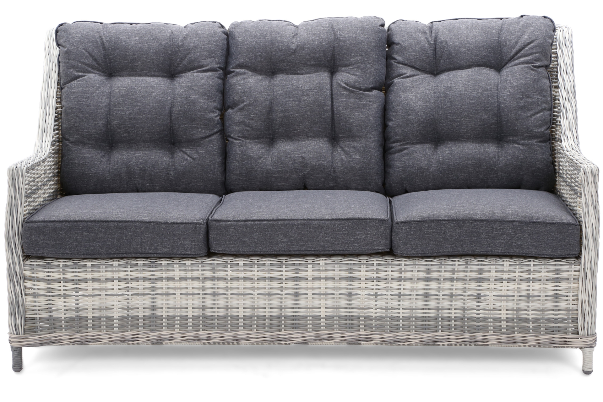 Meble ogrodowe technorattanowe Alicante Light Grey / Grey Melange