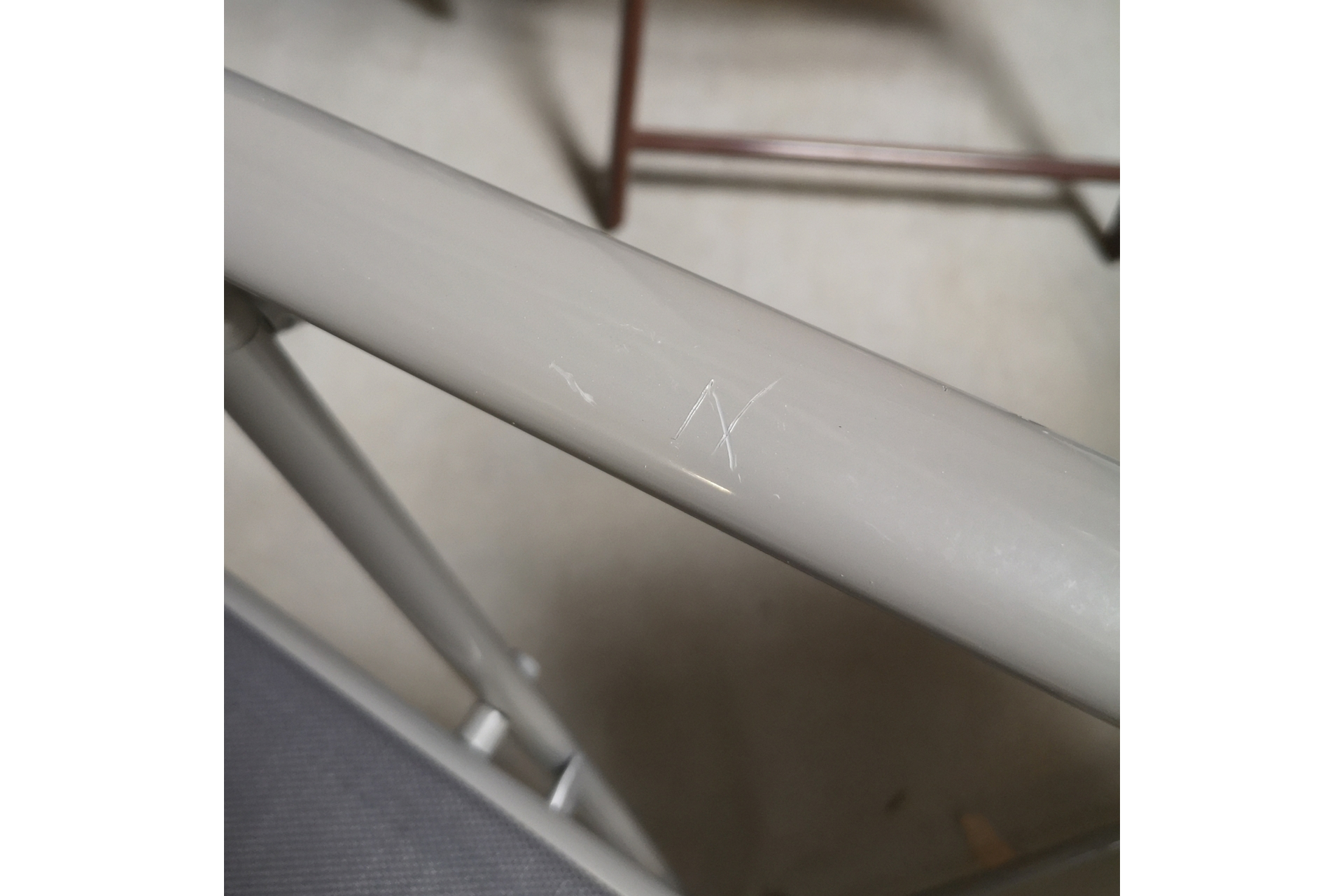 Krzesło ogrodowe metalowe Casablanca Silver / Grey II. gatunek