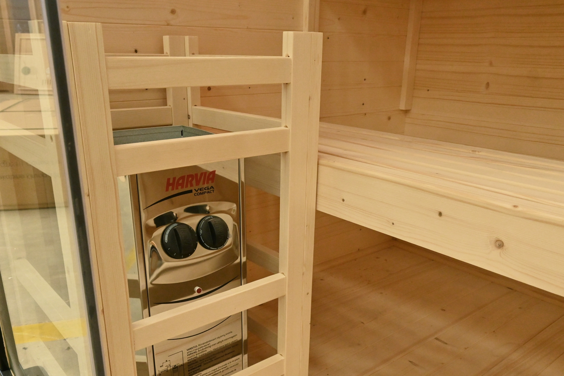 Sauna fińska narożna Nordum Basic P 2-osobowa czarna