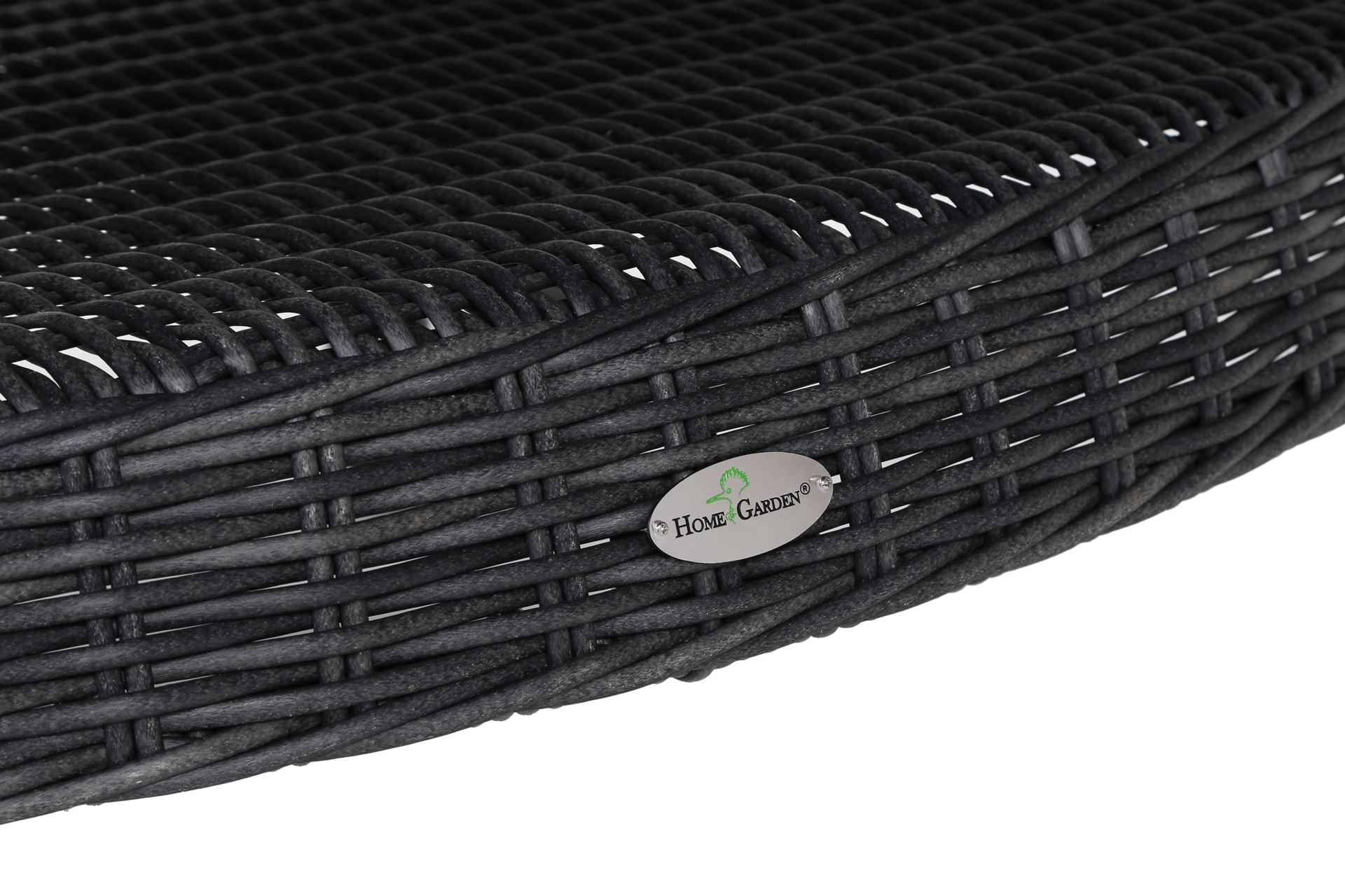 Meble ogrodowe technorattanowe Bristol Round Elegant 150 cm Grey / Grey Melange 6+1