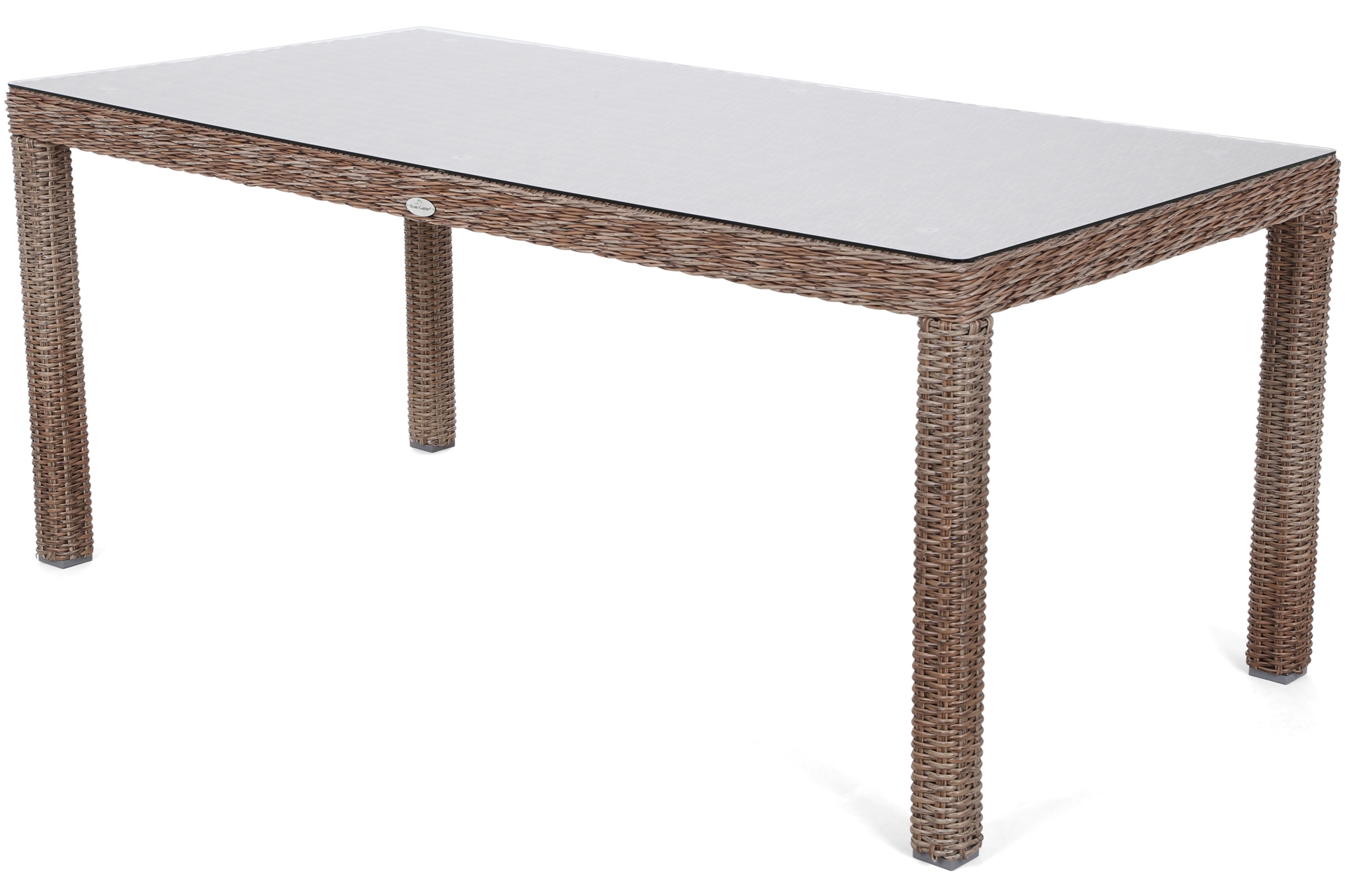 Meble ogrodowe technorattanowe Bristol 180 cm Ginger / Brown Melange 6+1