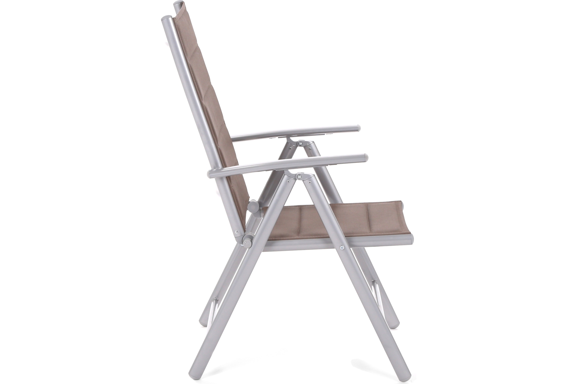 Meble ogrodowe aluminiowe Ibiza 180 cm Silver / Taupe 8+1