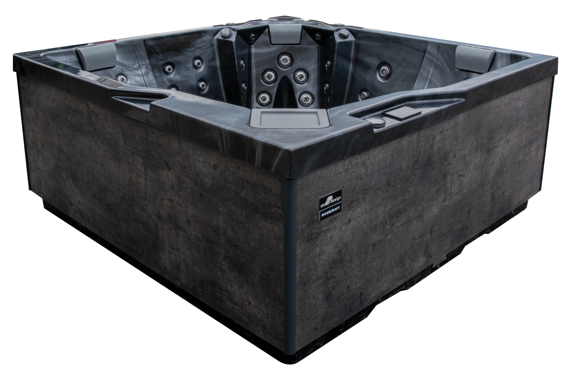 Wanna ogrodowa z hydromasażem Hanscraft Almandine Oka5