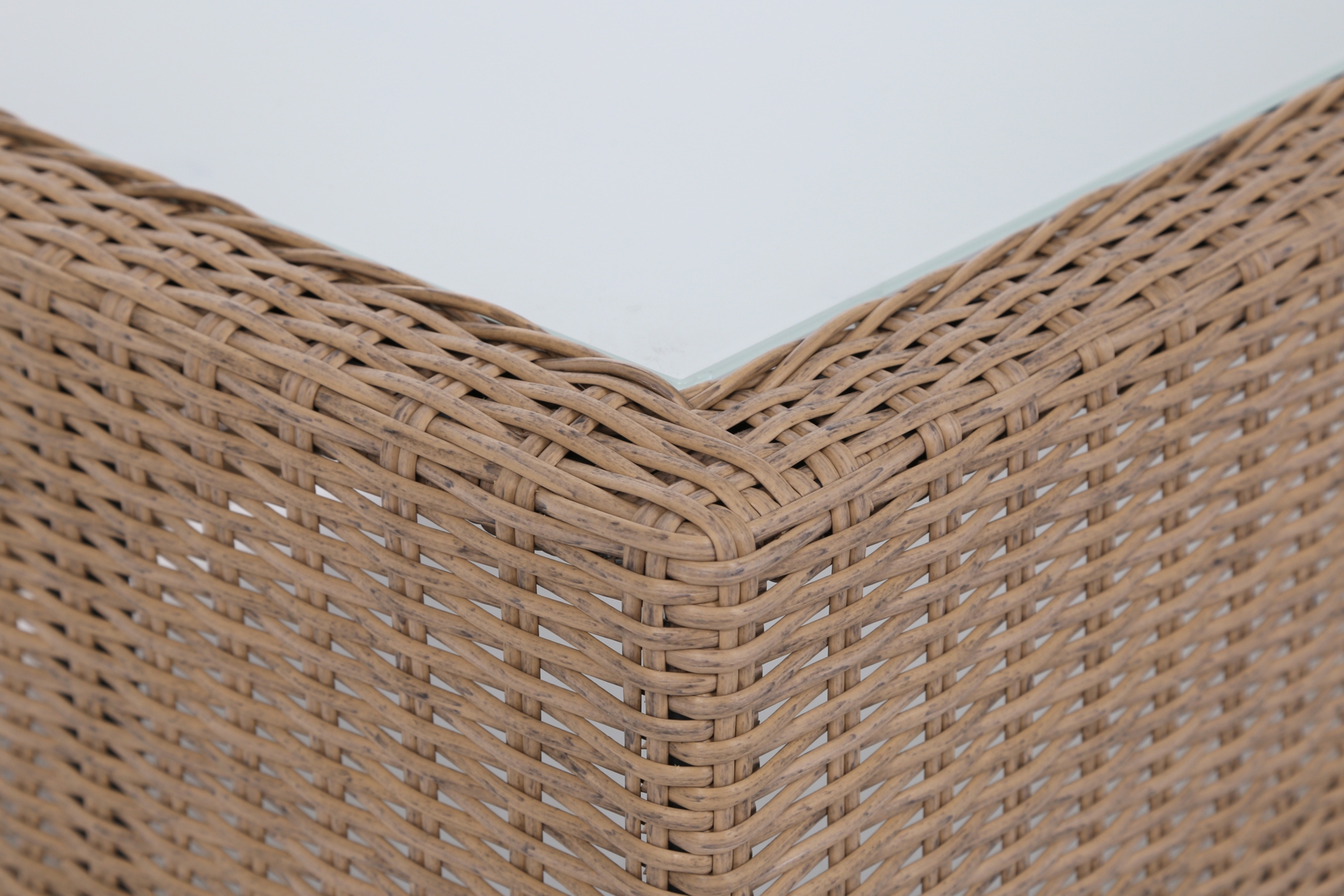 Meble ogrodowe technorattanowe Perugia Light Brown / Brown Melange