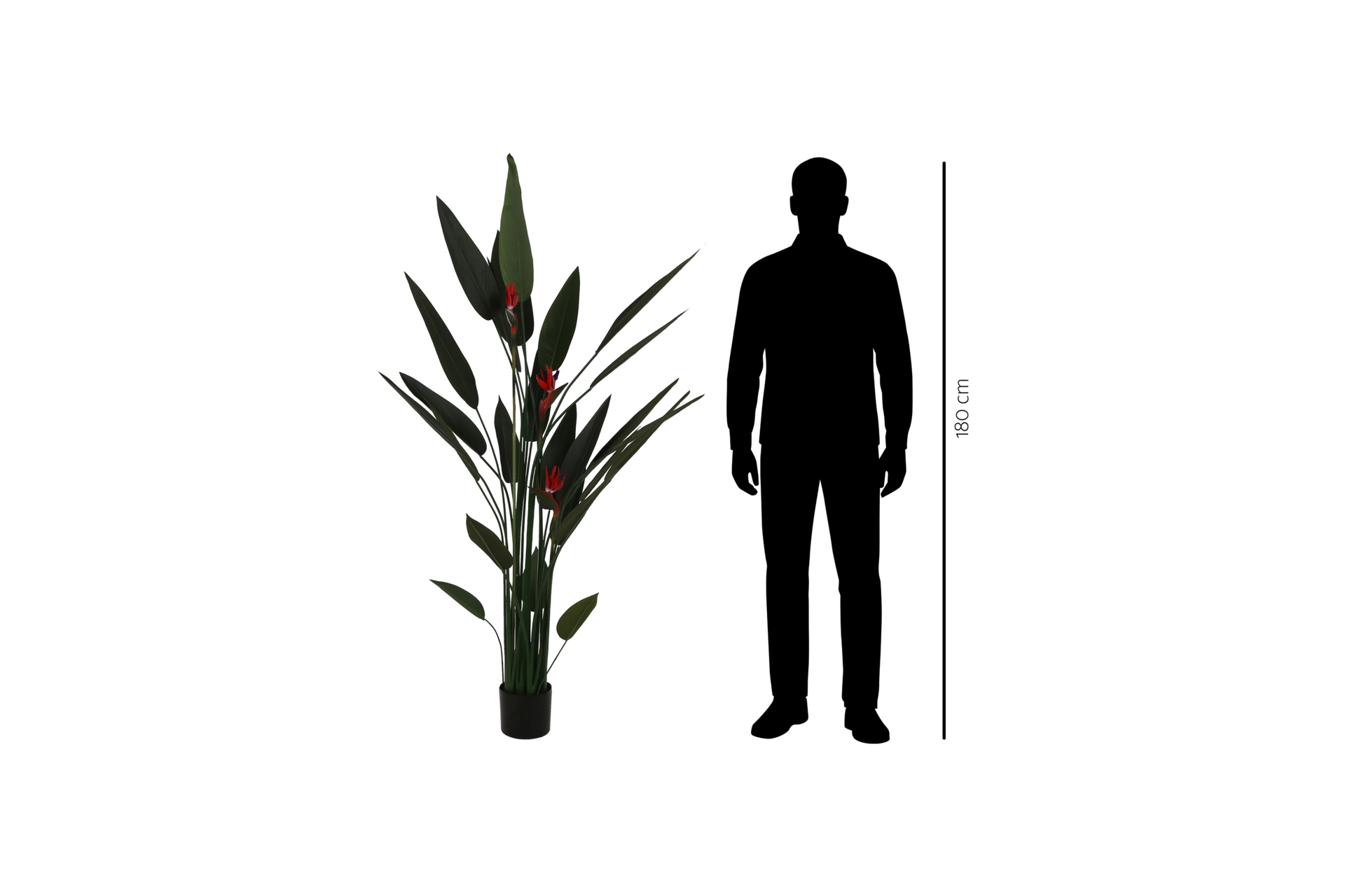 Sztuczna sterlicja rajski ptak 180 cm