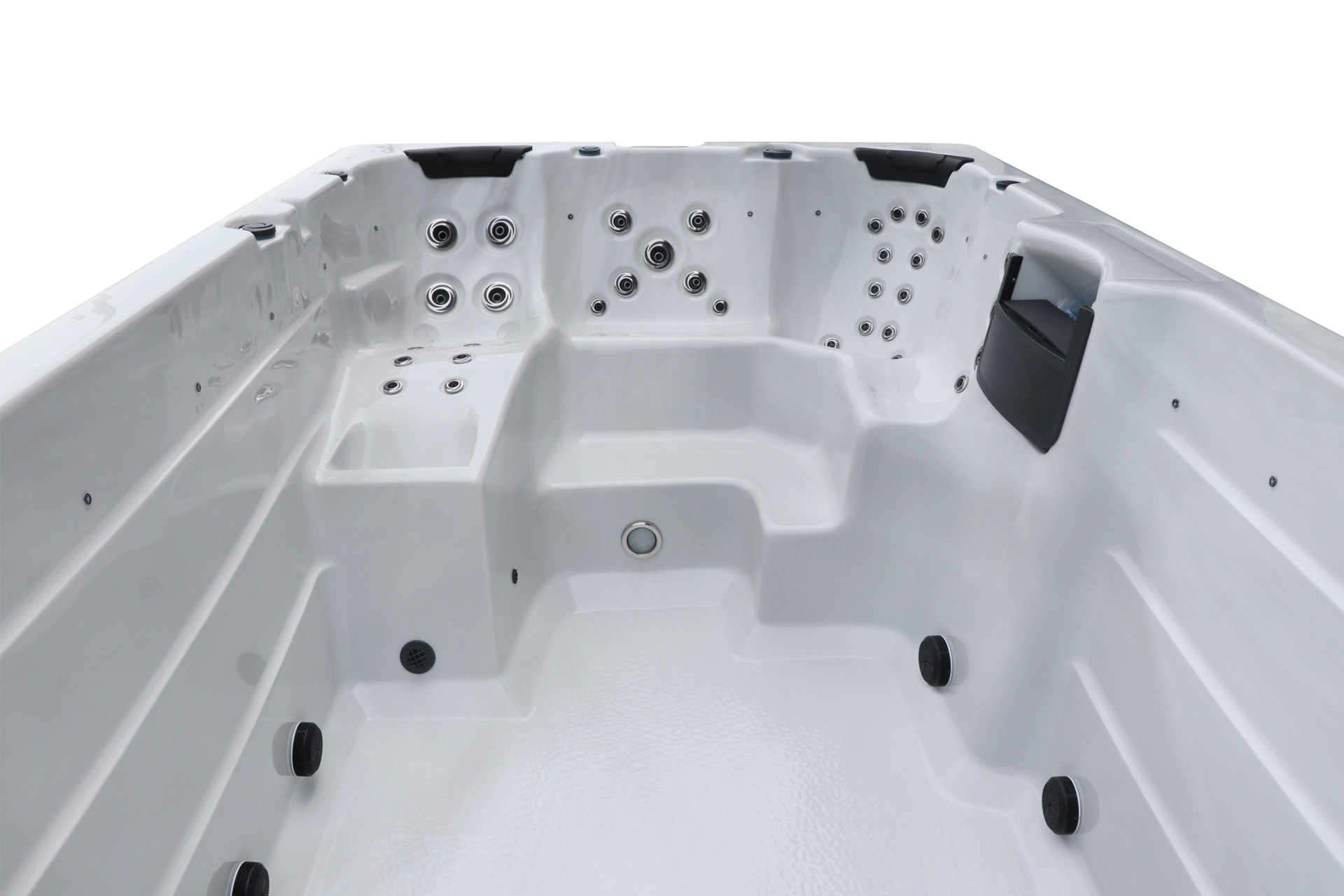 Basen ogrodowy z przeciwprądem i hydromasażem Hanscraft Odin 450 x 228 cm