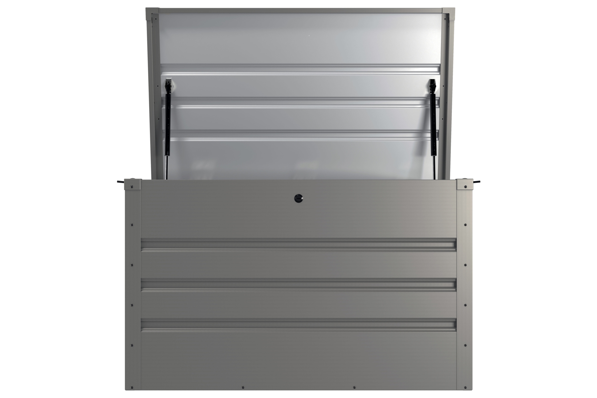 Skrzynia na balkon Goteborg Mini Silver Grey