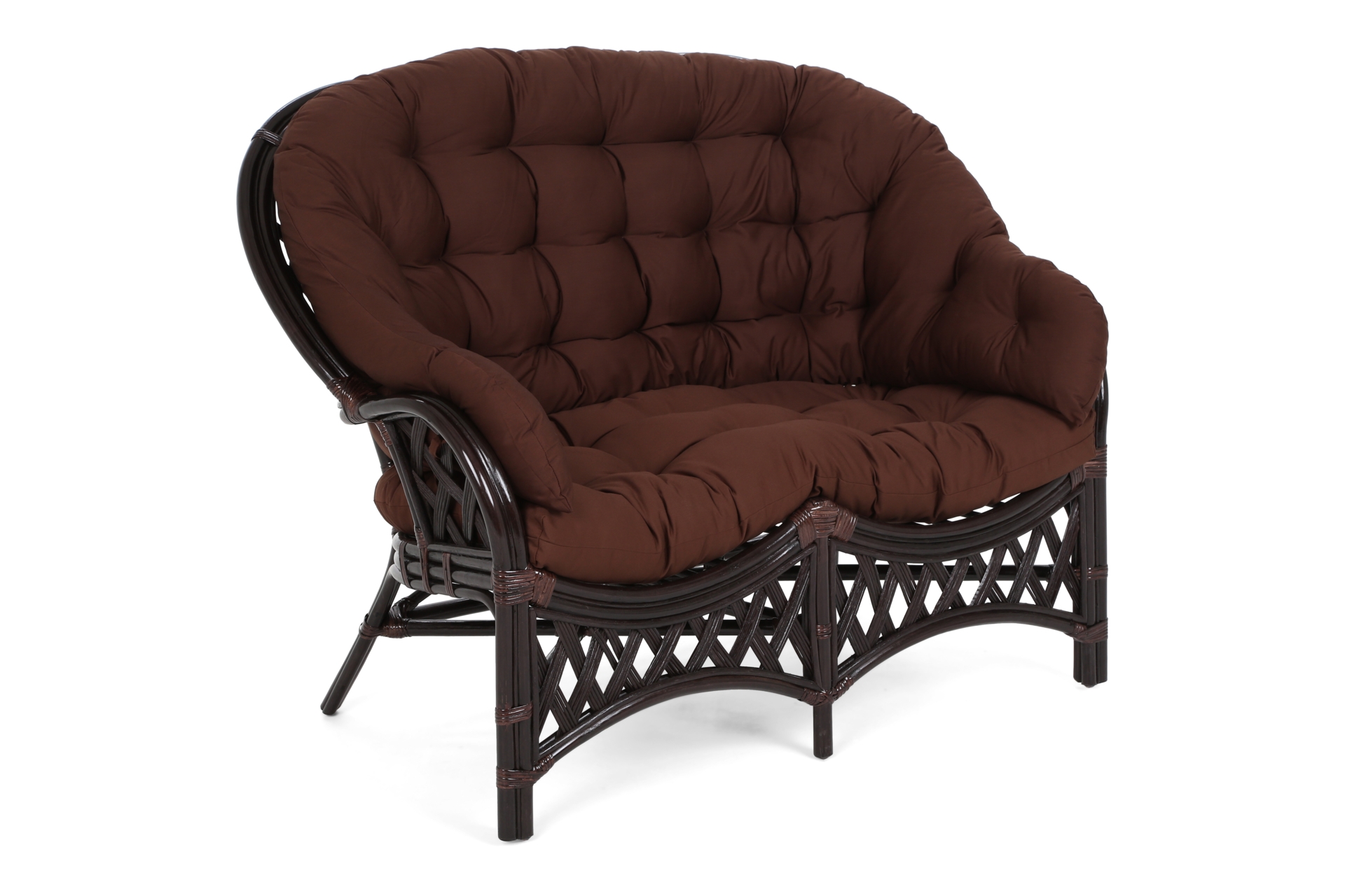 Meble ogrodowe rattanowe Diego Brown / Brown 3+1