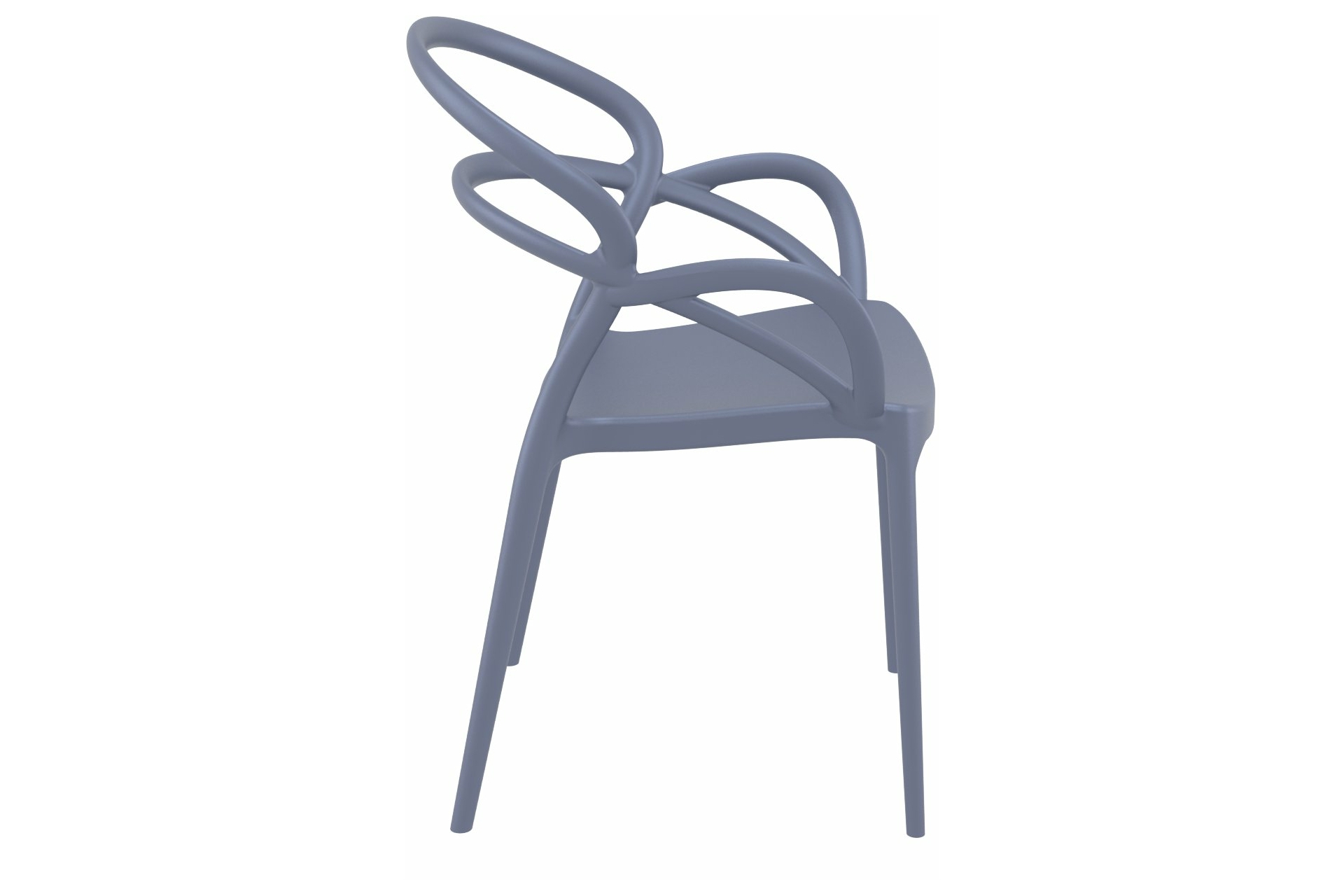 Meble ogrodowe Siesta Mila Sky 70 cm Dark Grey 2+1