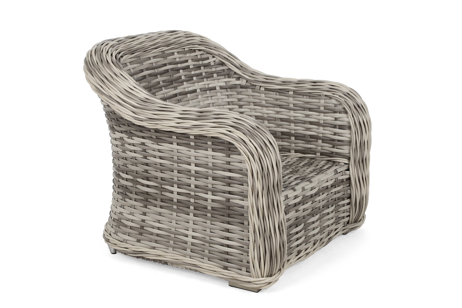 Meble ogrodowe technorattanowe Foggia Light Grey / Grey