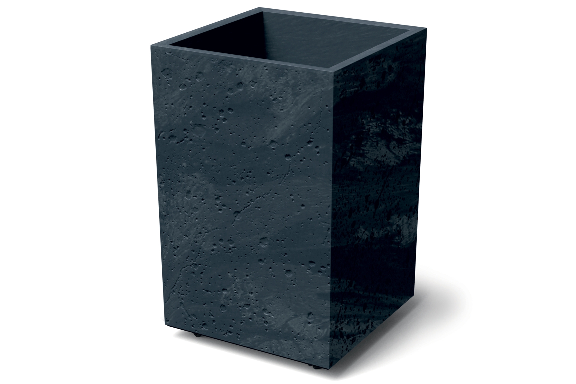 Donica ogrodowa Prosperplast Sierra Square High Beton Effect Anthracite 31 l
