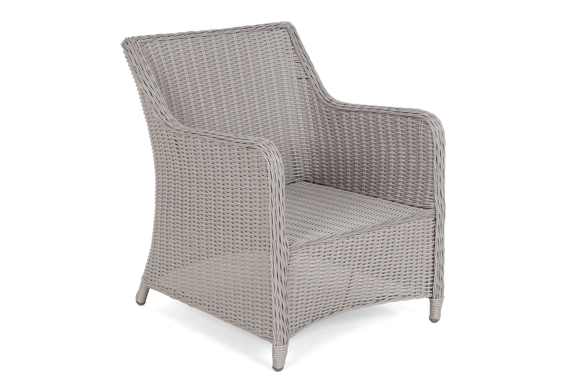 Narożny zestaw mebli ogrodowych prawy California White / Grey